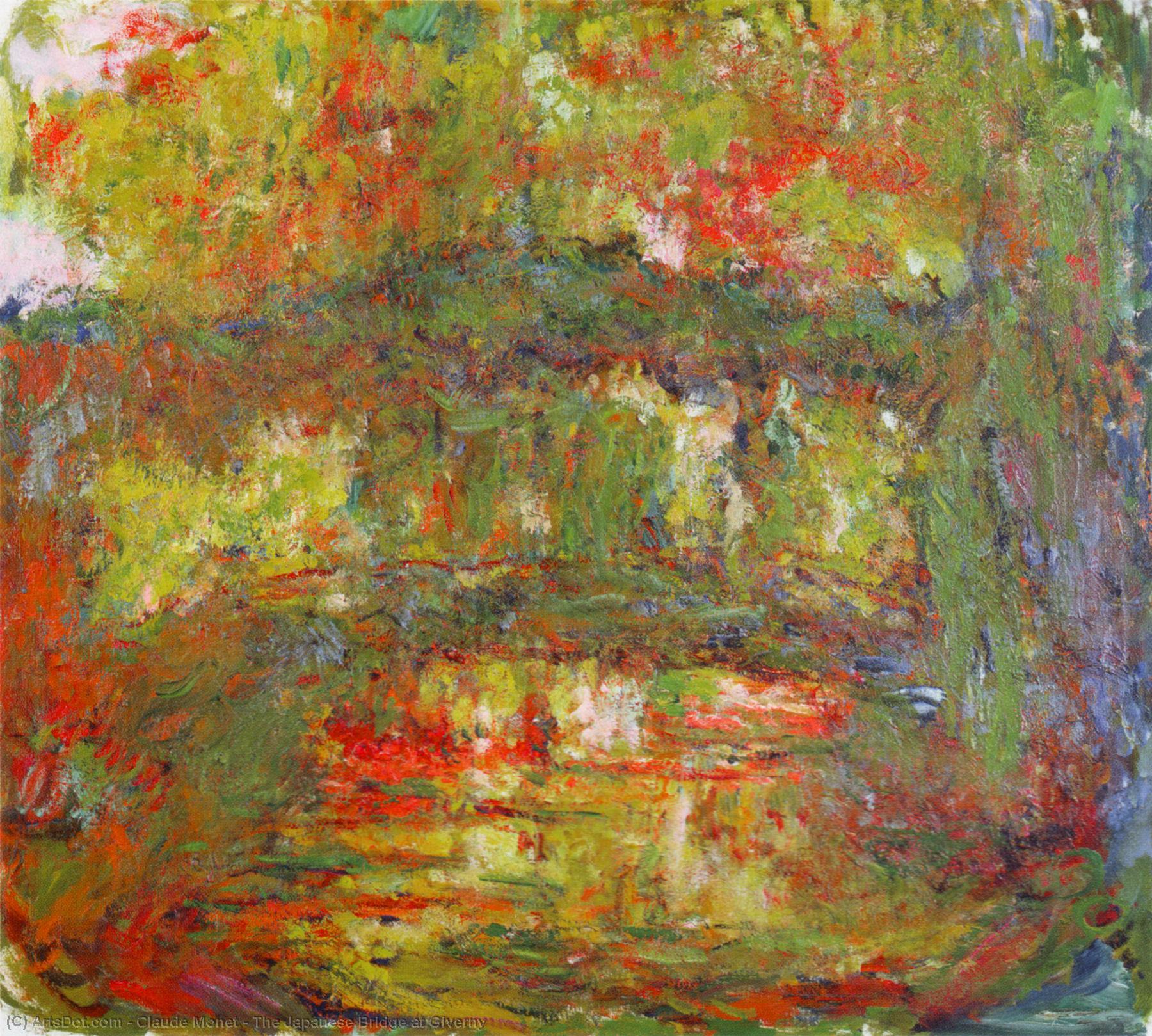 Claude Monet - Železné most přes vodu