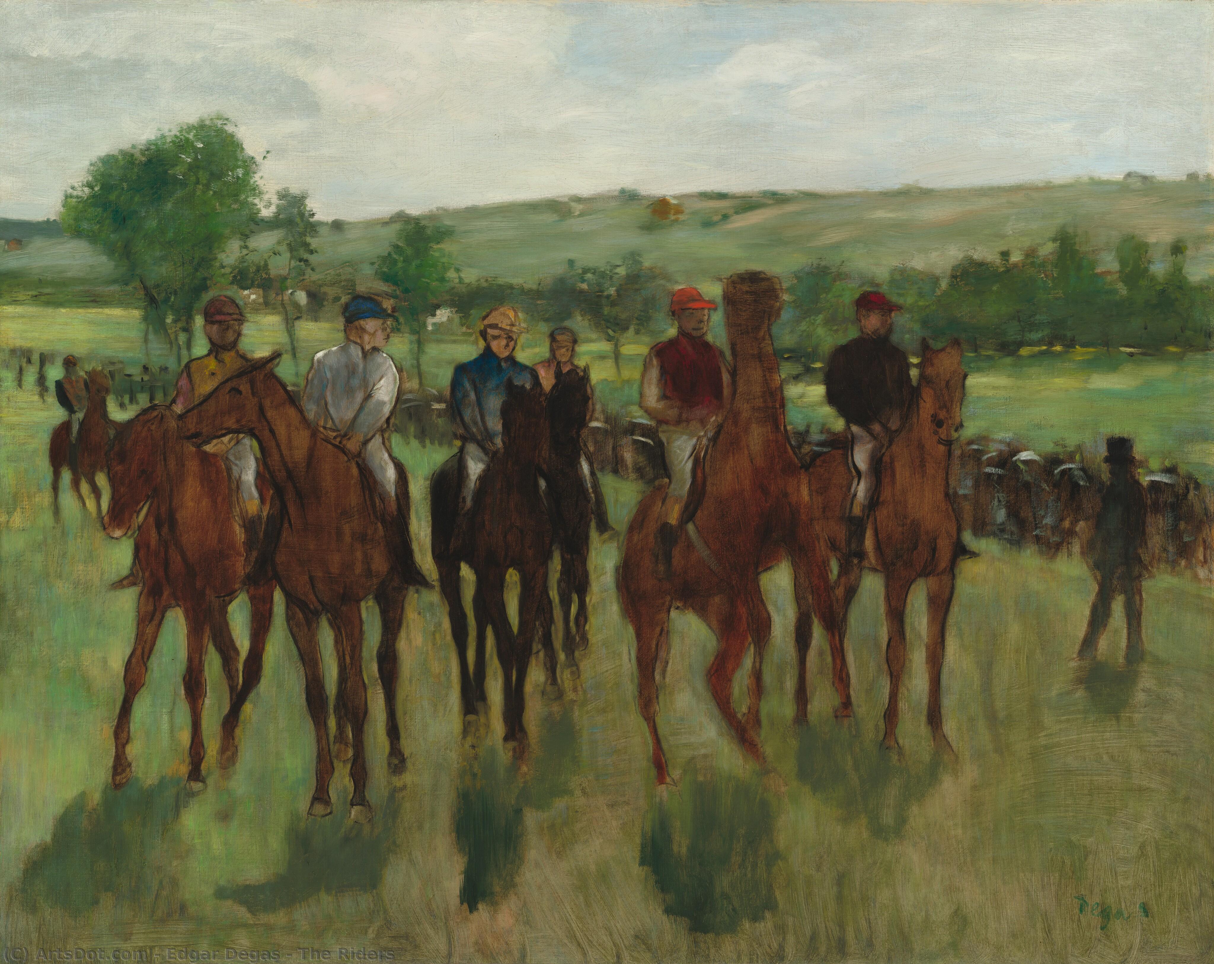 I Cavalieri — Hilaire-germain-edgar Degas