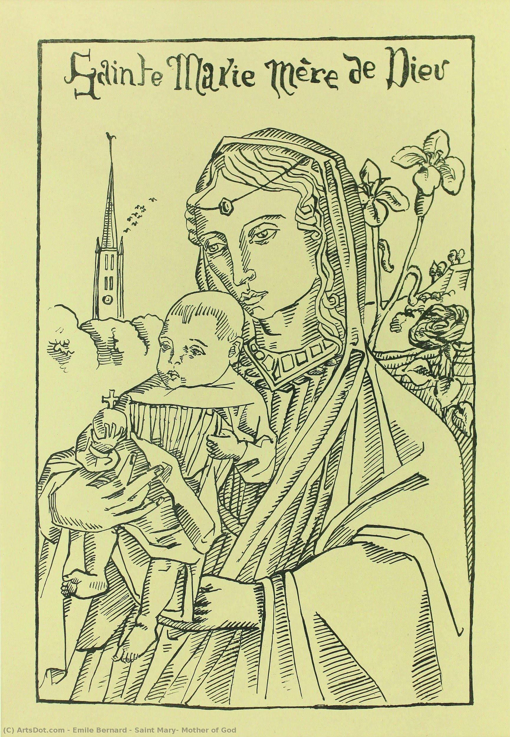Saint Mary, Mother Of God — Émile Bernard