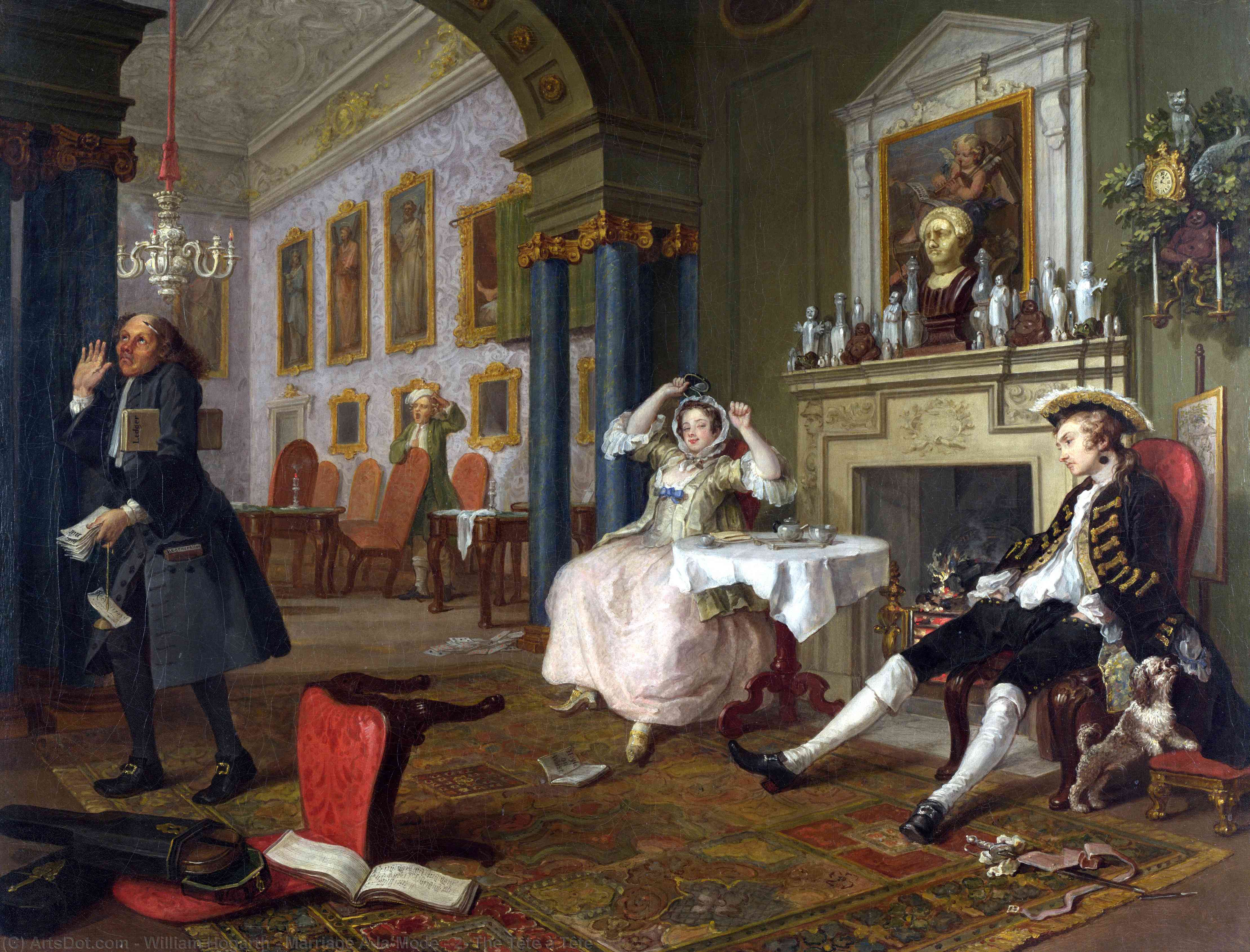Matrimonio Alla Moda - 2. Il Tête À Tête — William Hogarth