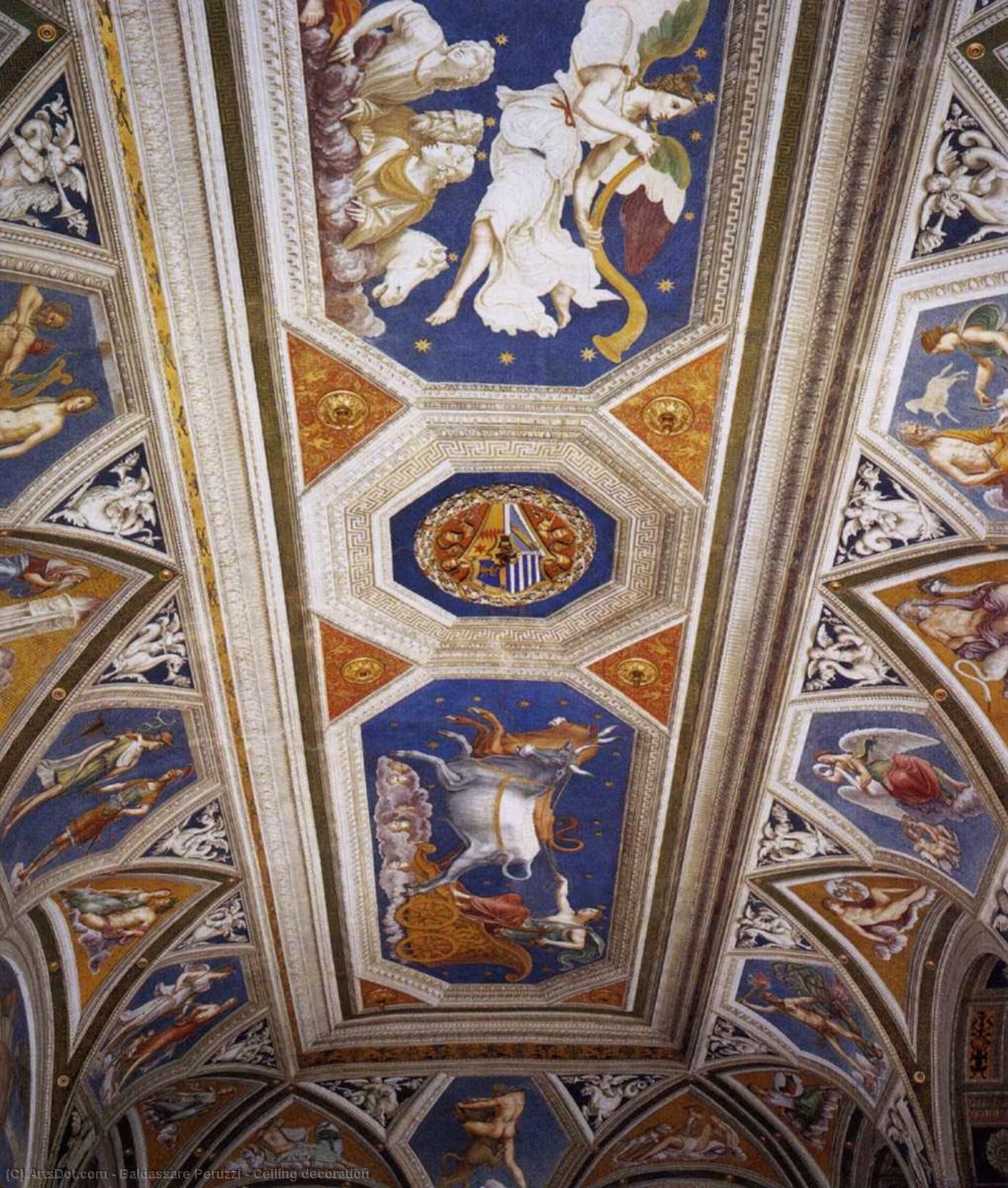 Ceiling Decoration — Baldassare Peruzzi
