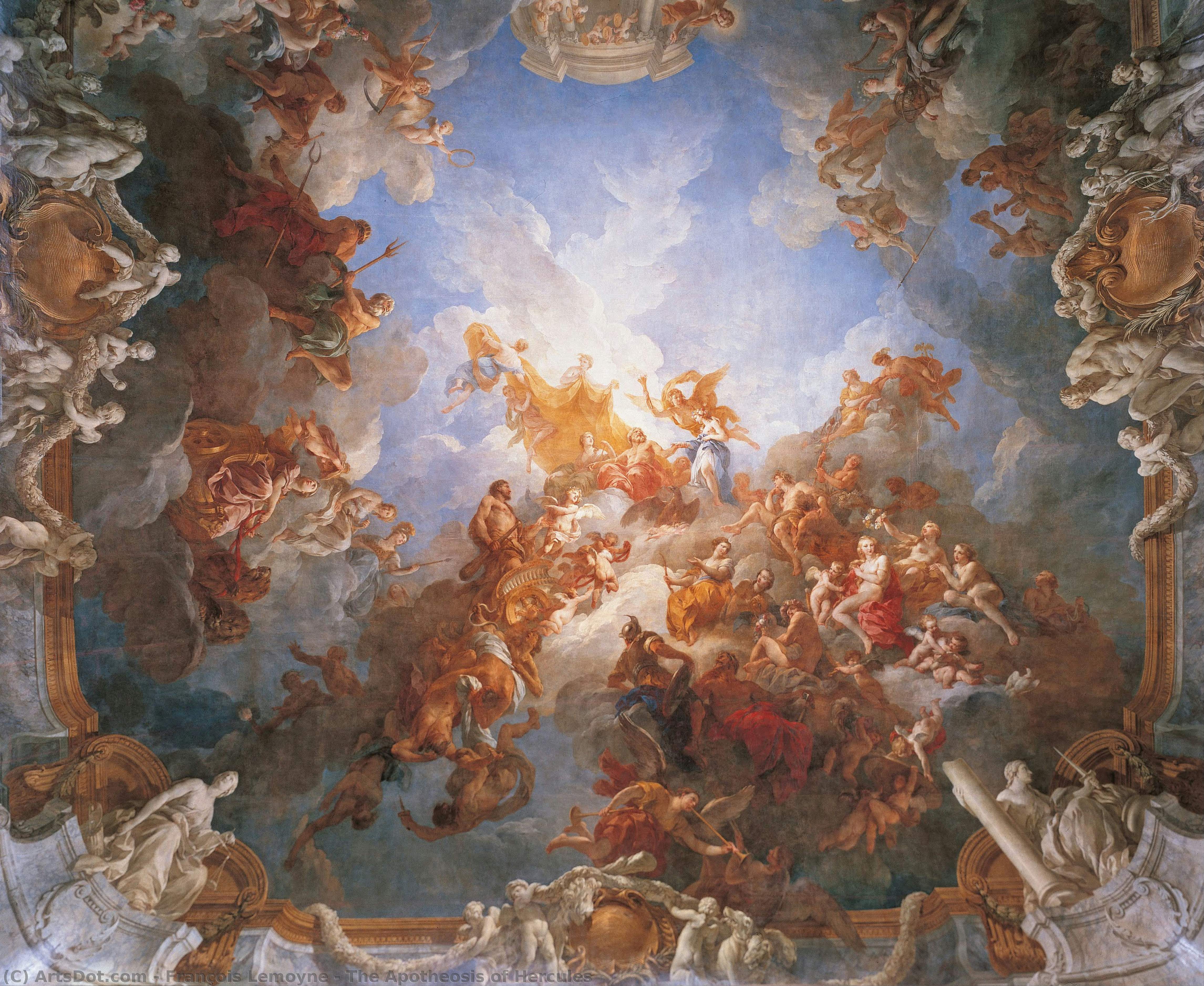 Die Apotheose Des Herkules — François Lemoyne