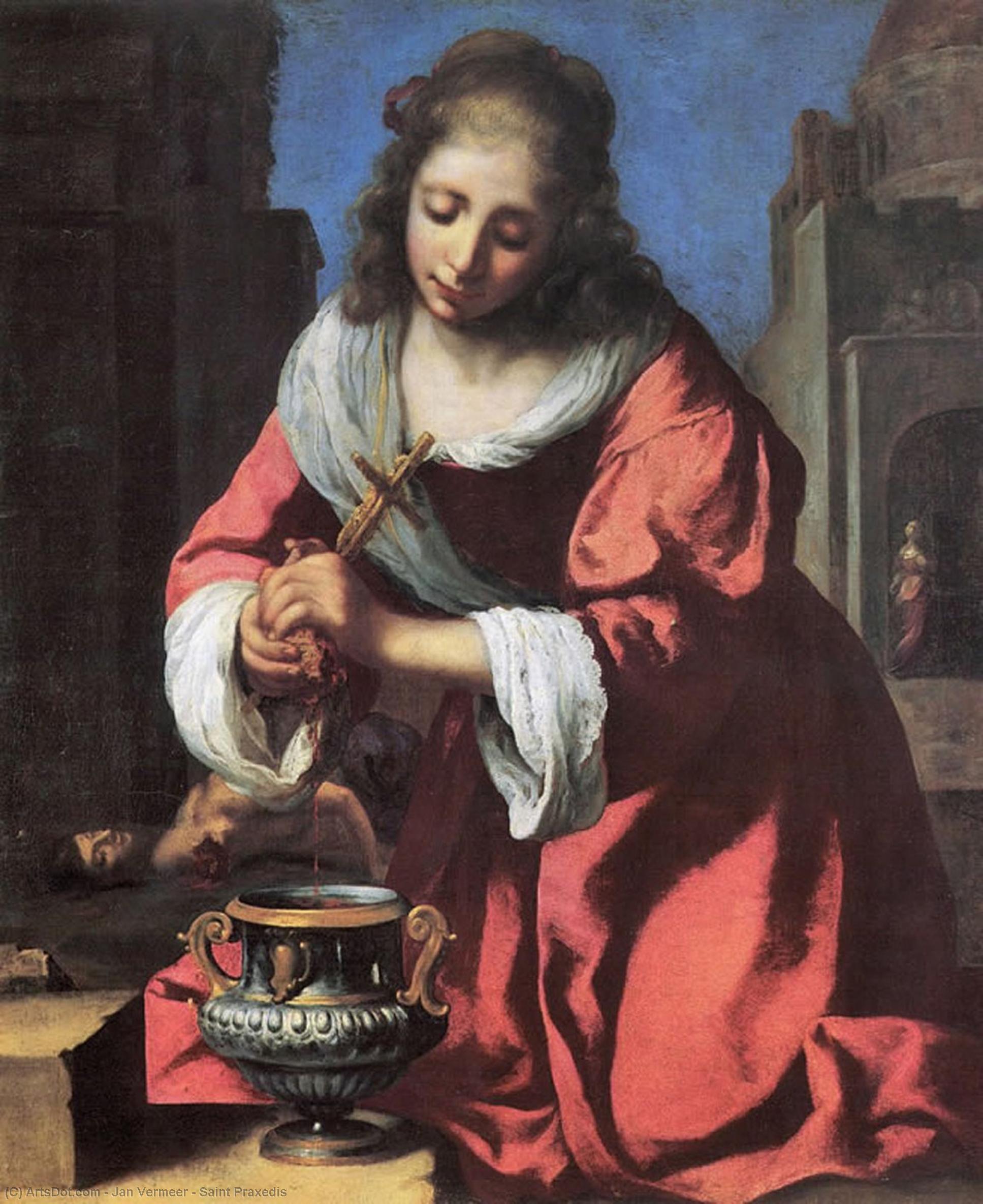 Jan Vermeer - Saint Praxedis