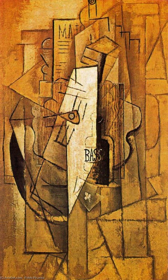 Pablo Picasso - Botella de Bass