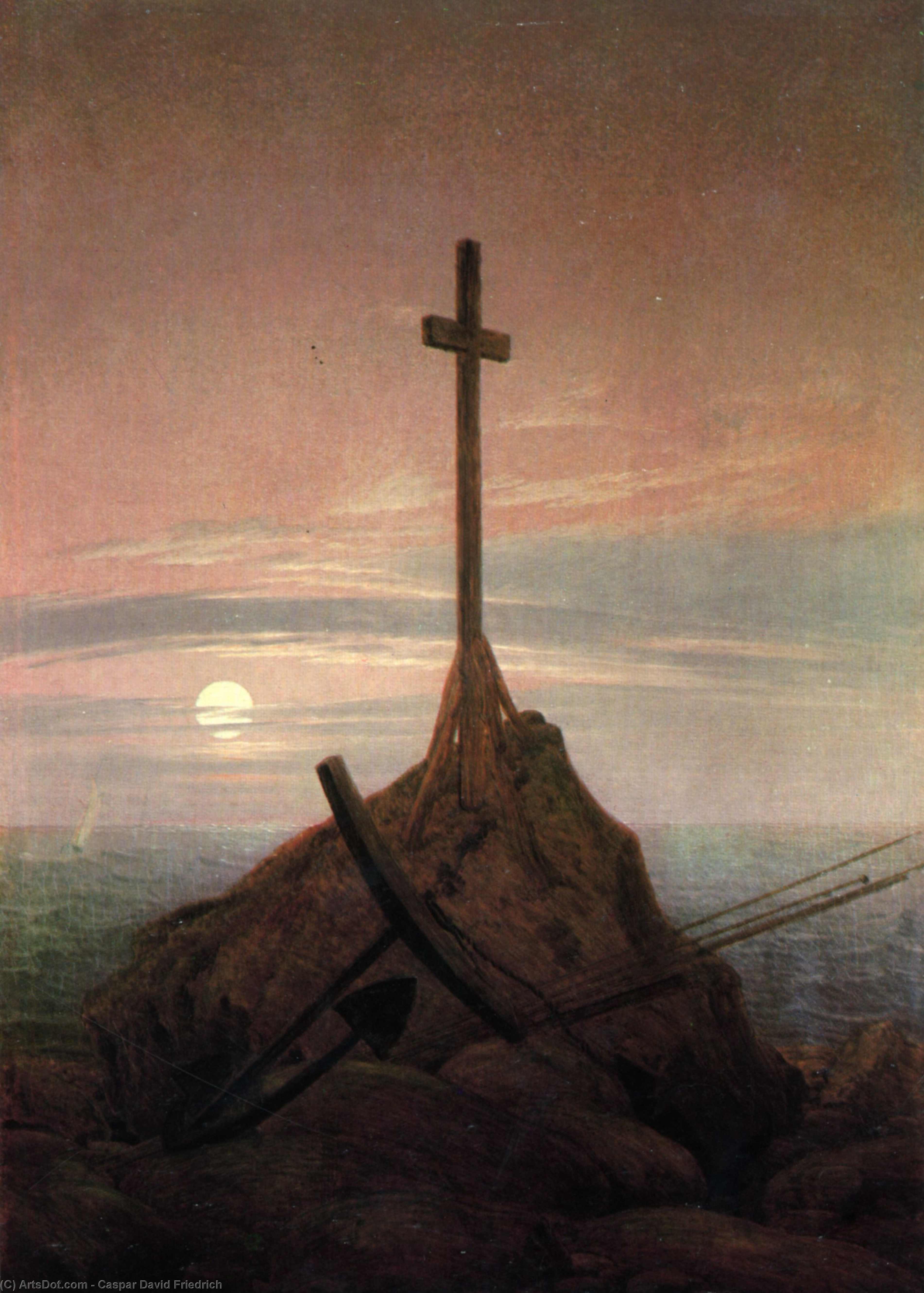 Каспар Давид Фридрих - The Cross Beside The Baltic