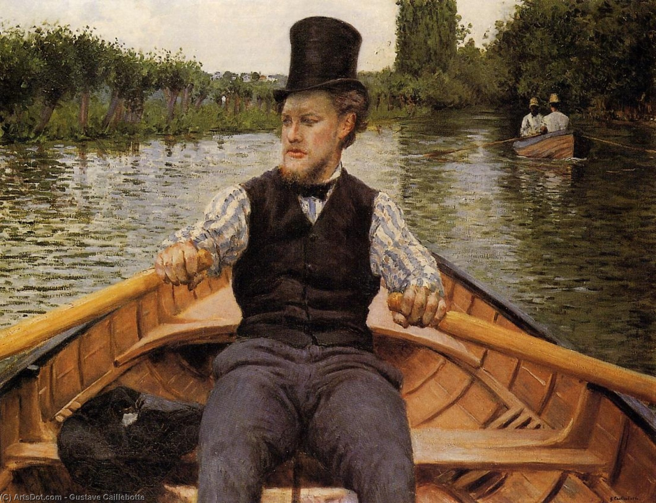Gustave Caillebotte - Fiesta en barco