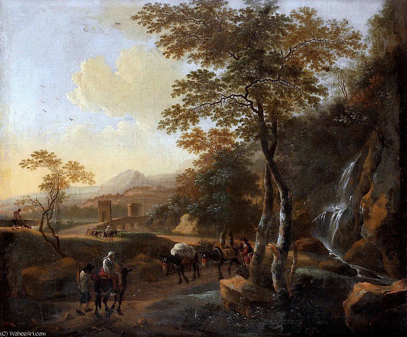 Landscape With Cattle And Figures — ヤン・ボト