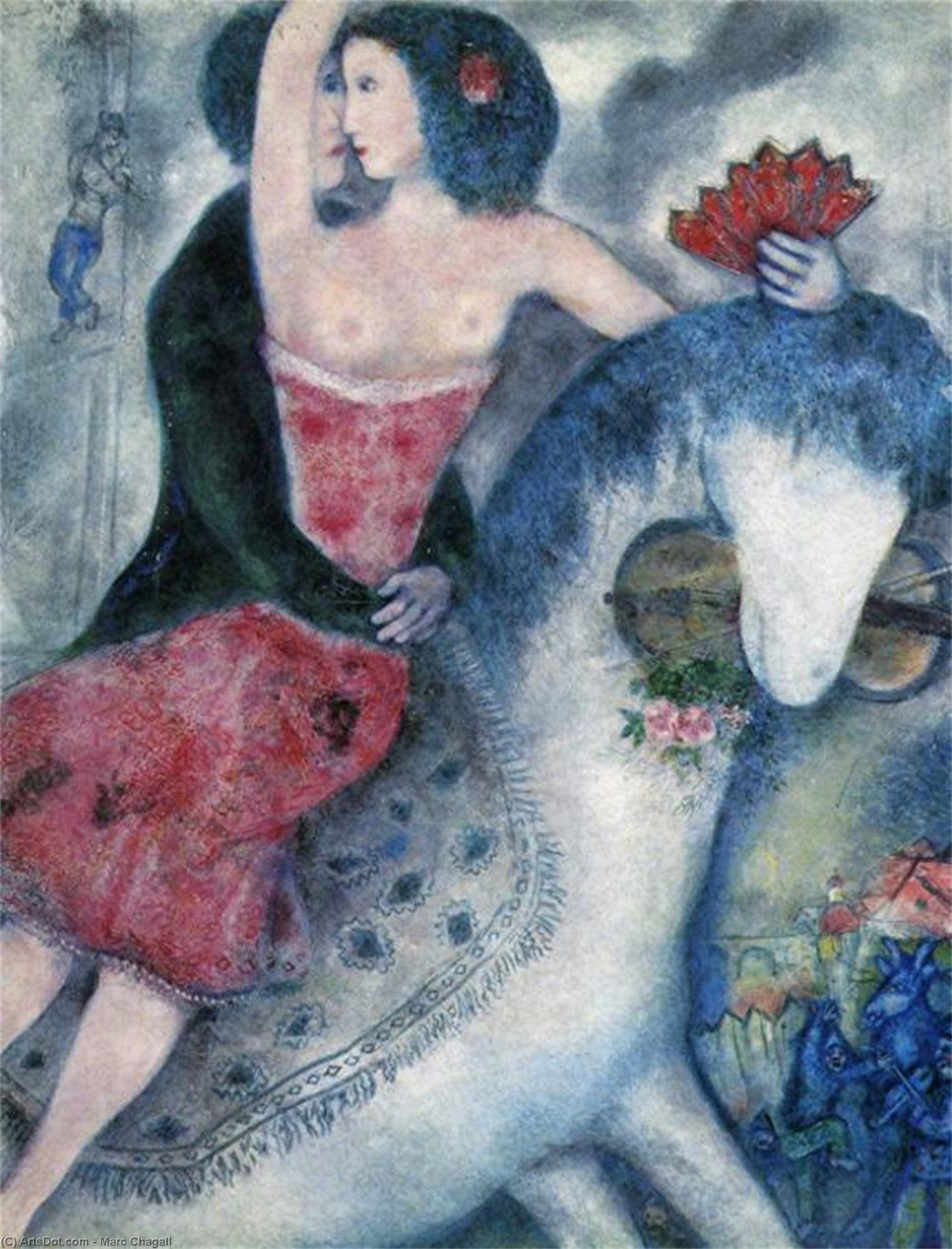Equestrienne — Marc Chagall