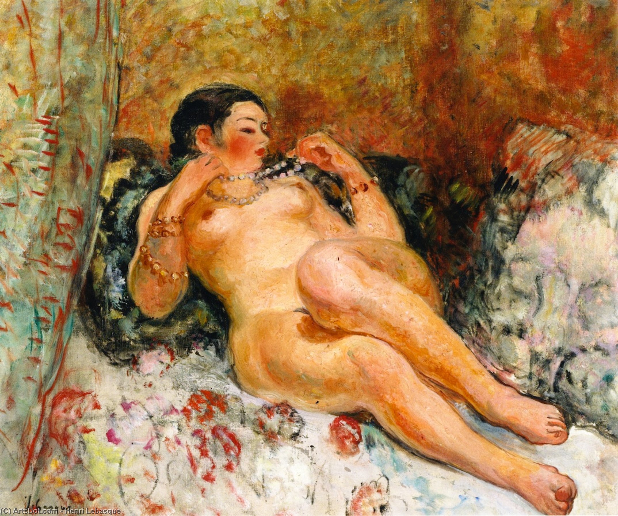 Nude Lying Down — هنري روسو
