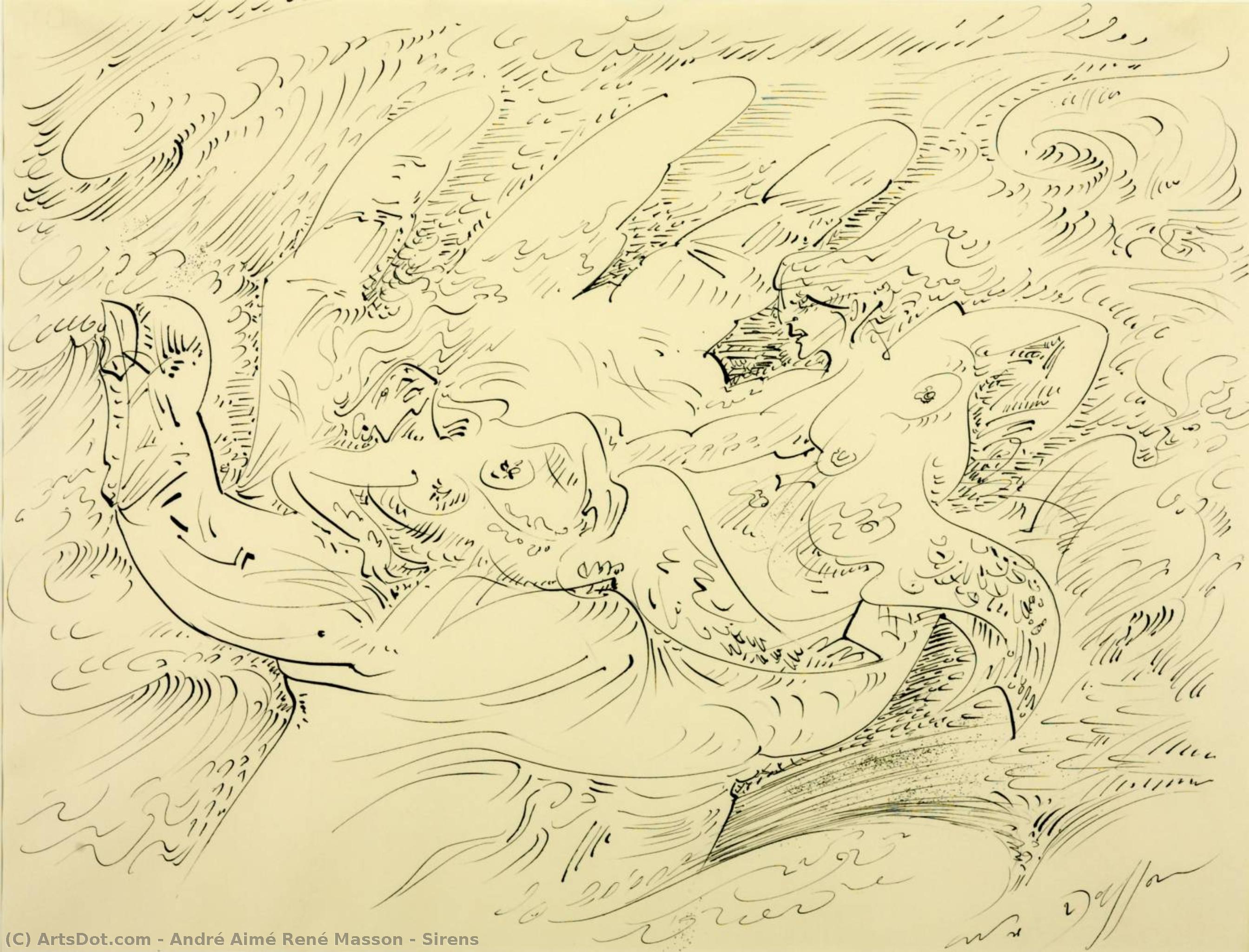 André Masson - Sirens
