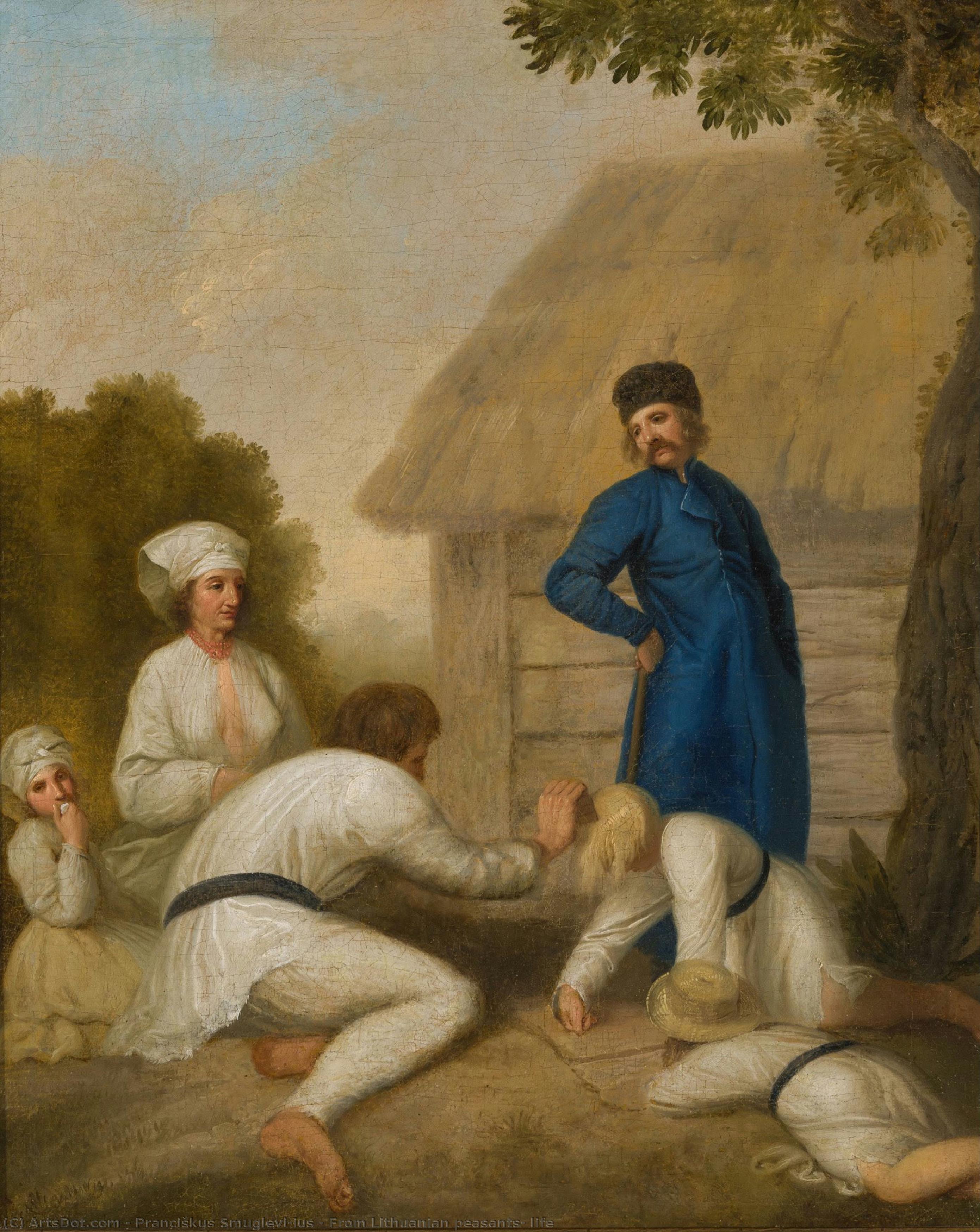 From Lithuanian Peasants’ Life — Pranciškus Smuglevičius