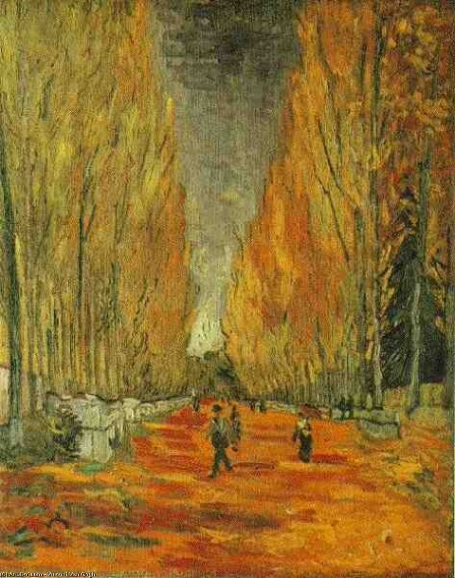 Les Alyscamps3 — Vincent Van Gogh
