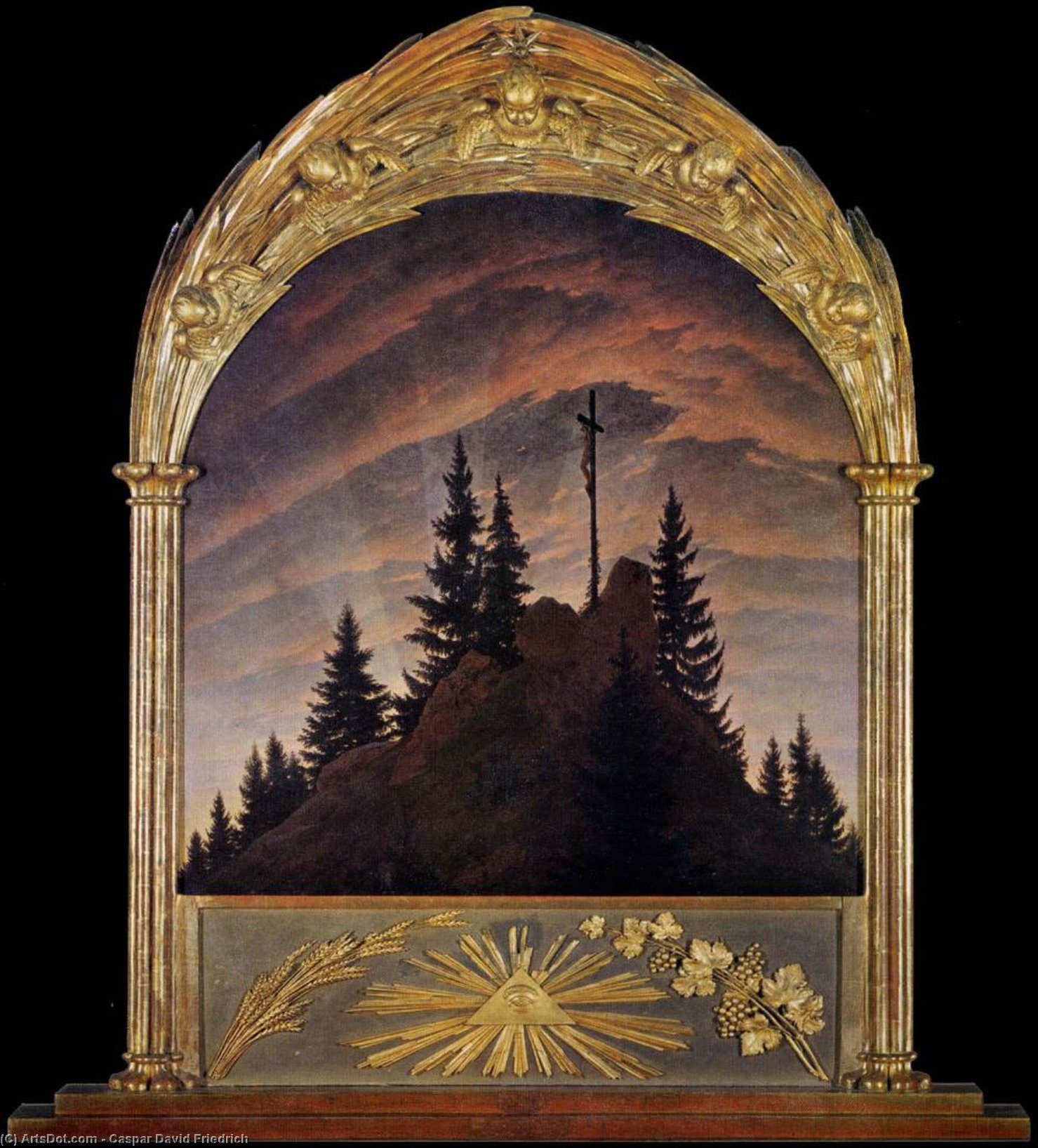 Κάσπαρ Νταβίδ Φρίχτεντς - Cross in the Mountains (Tetschen Altar)