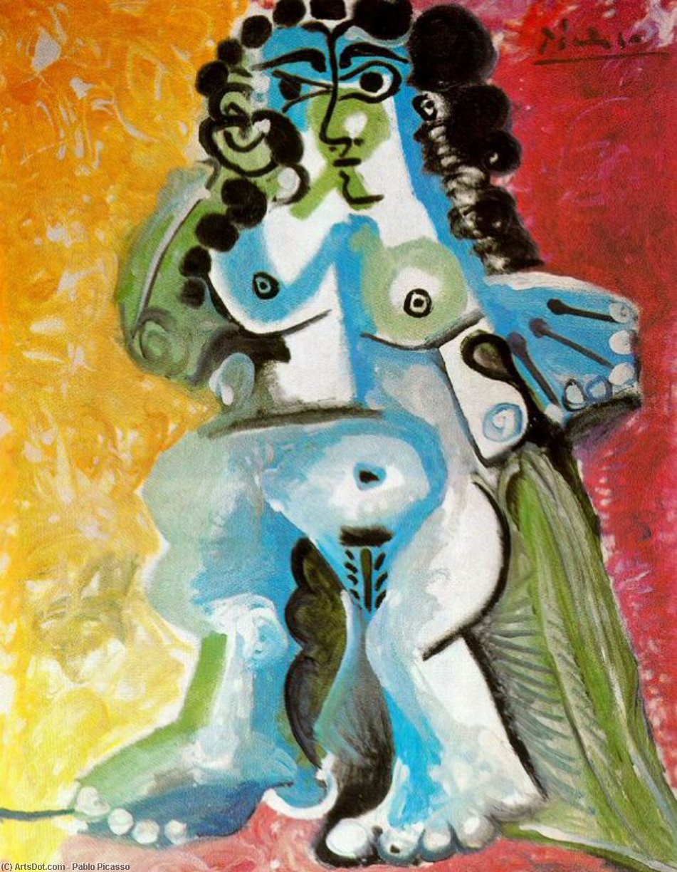 Donna Nuda Seduta — Pablo Picasso