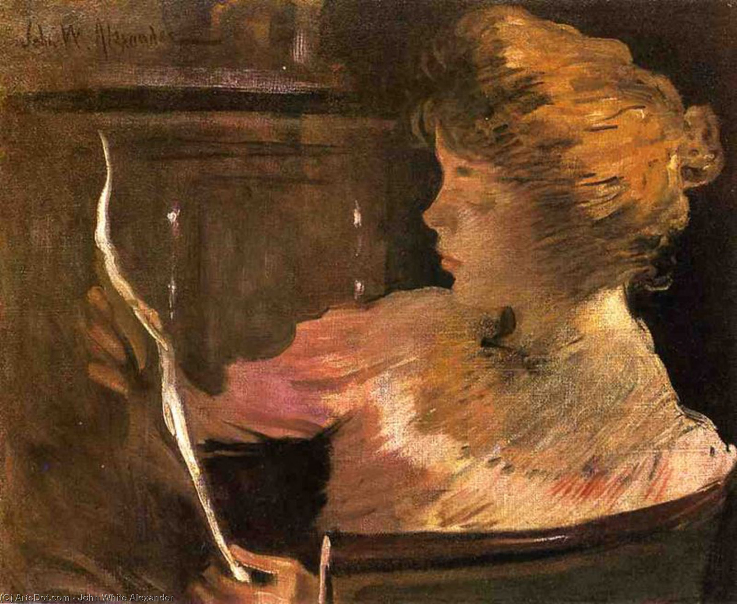 Jesse Steele Reading — John White Alexander