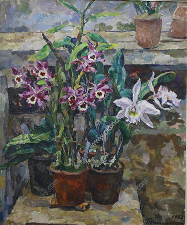 Still Life. Orchids. — Pyotr Konchalovsky