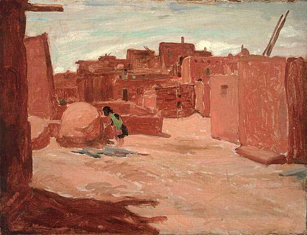 Adobe Village — Walter Ufer