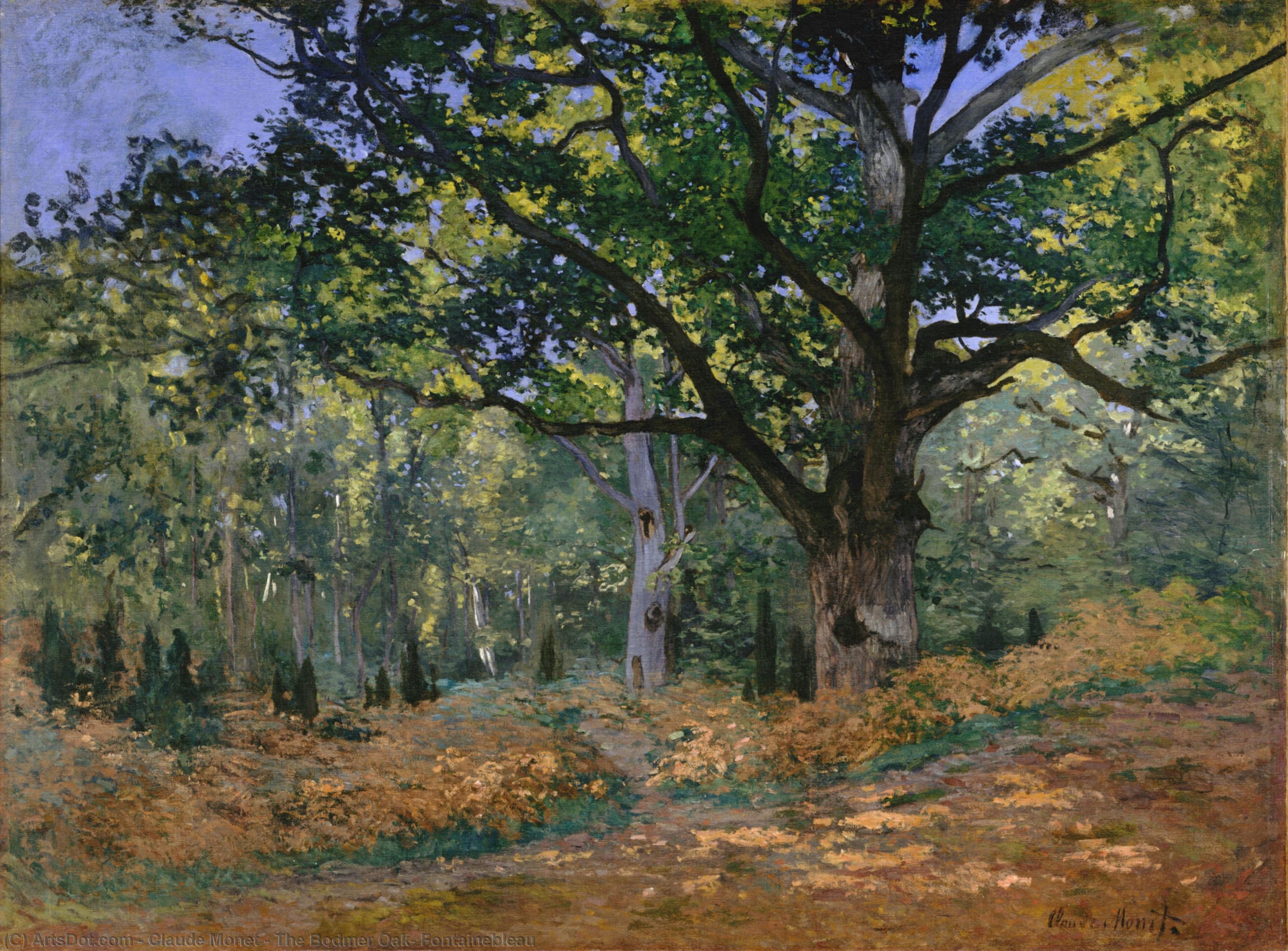 Der Bodmer-eichenbaum — Claude Monet