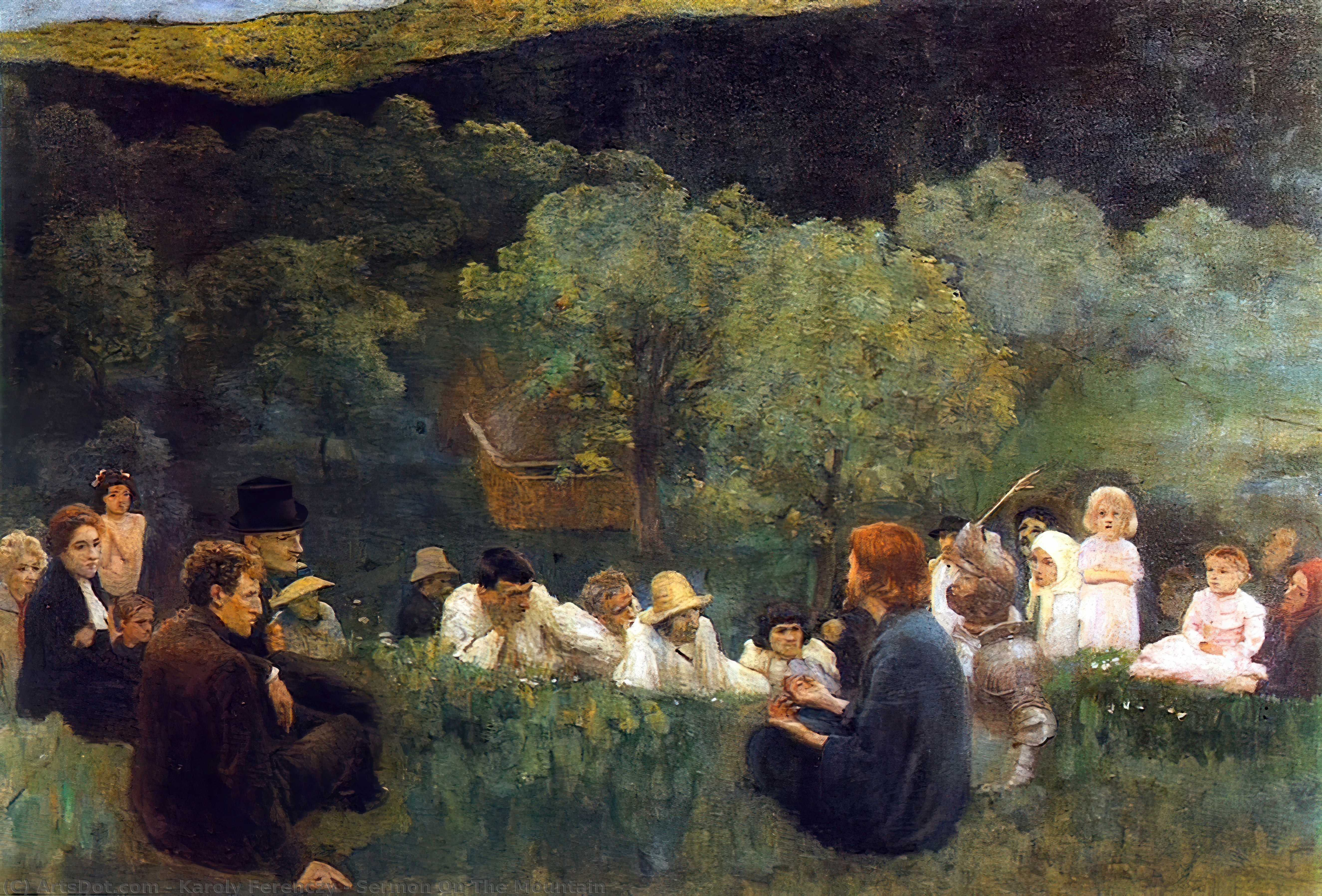 Sermon On The Mountain — Károly Ferenczy