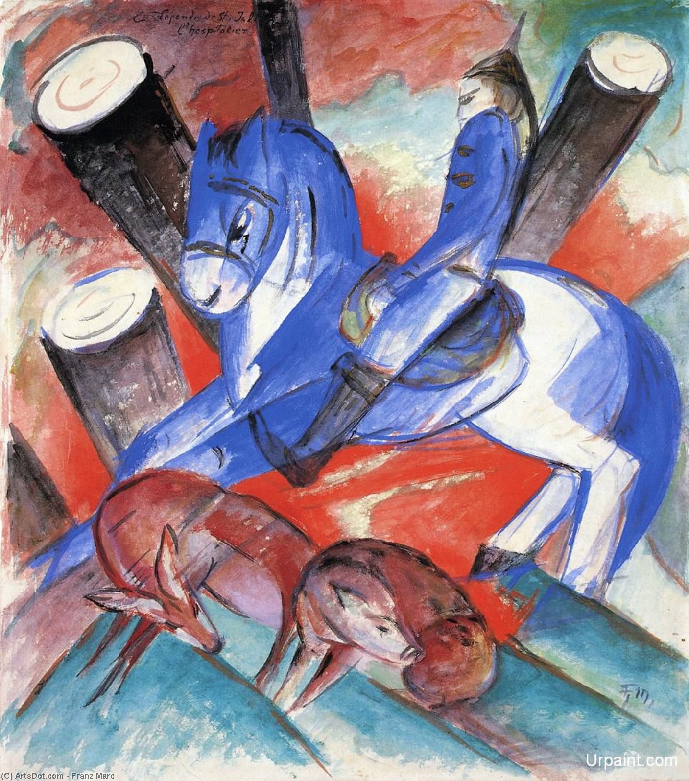 Saint Julian L'hospitalier — Franz Marc
