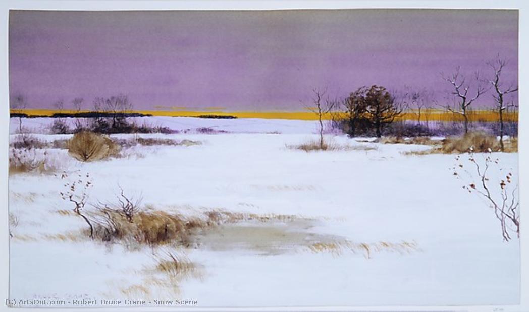 Snow Scene — Robert Bruce Crane