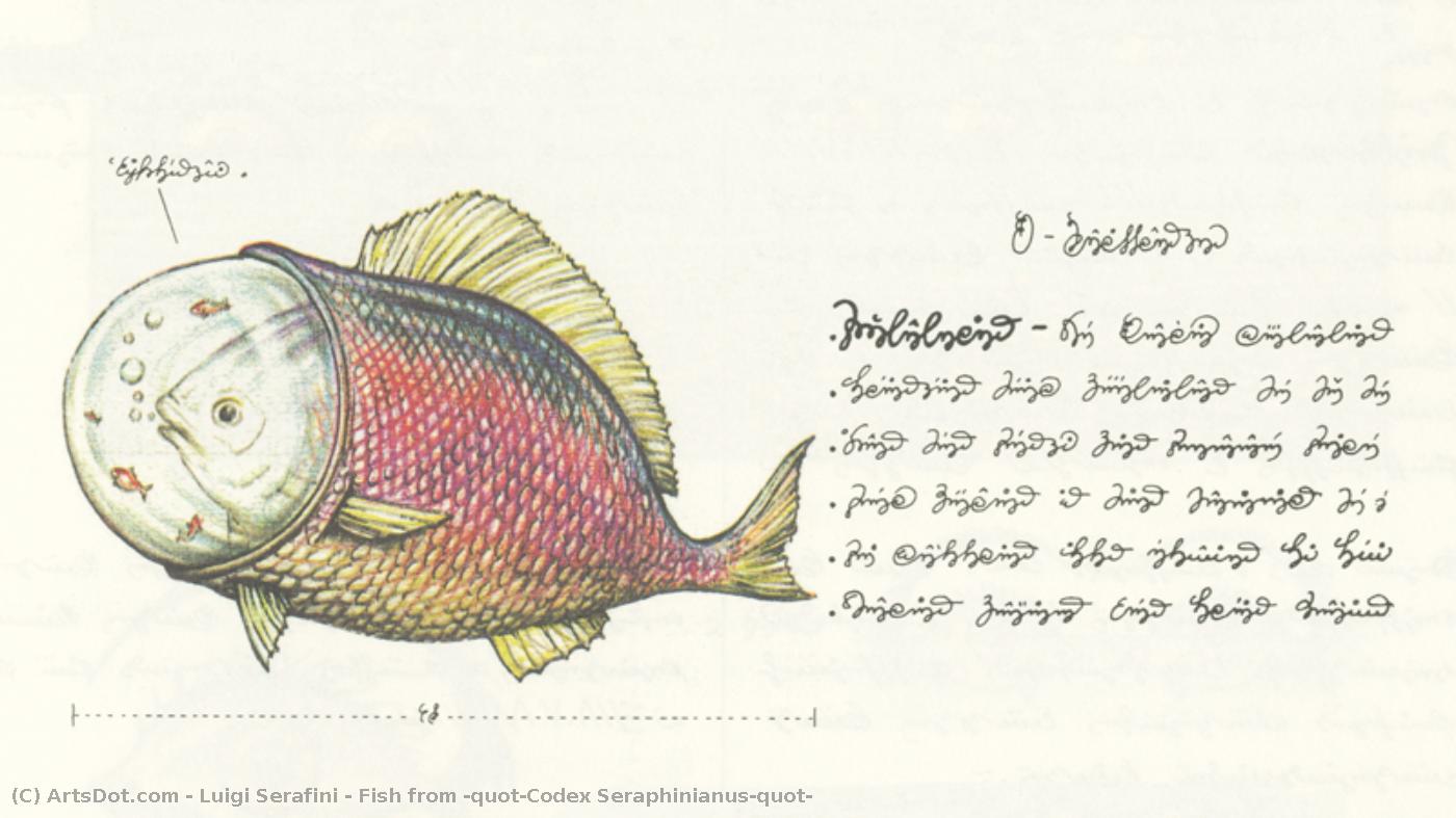 Fish From "codex Seraphinianus" — Luigi Serafini