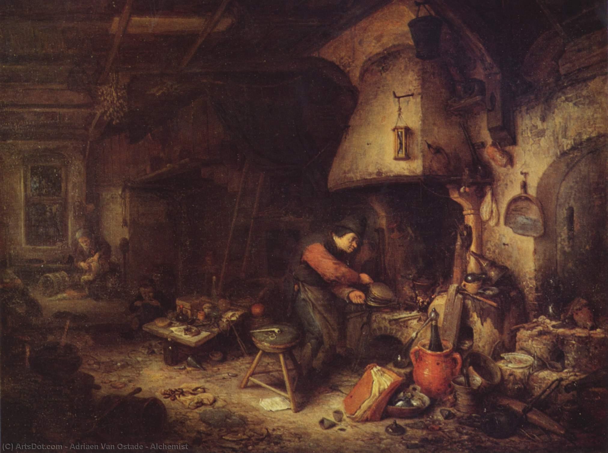 Alchemist — Adriaen Van Ostade