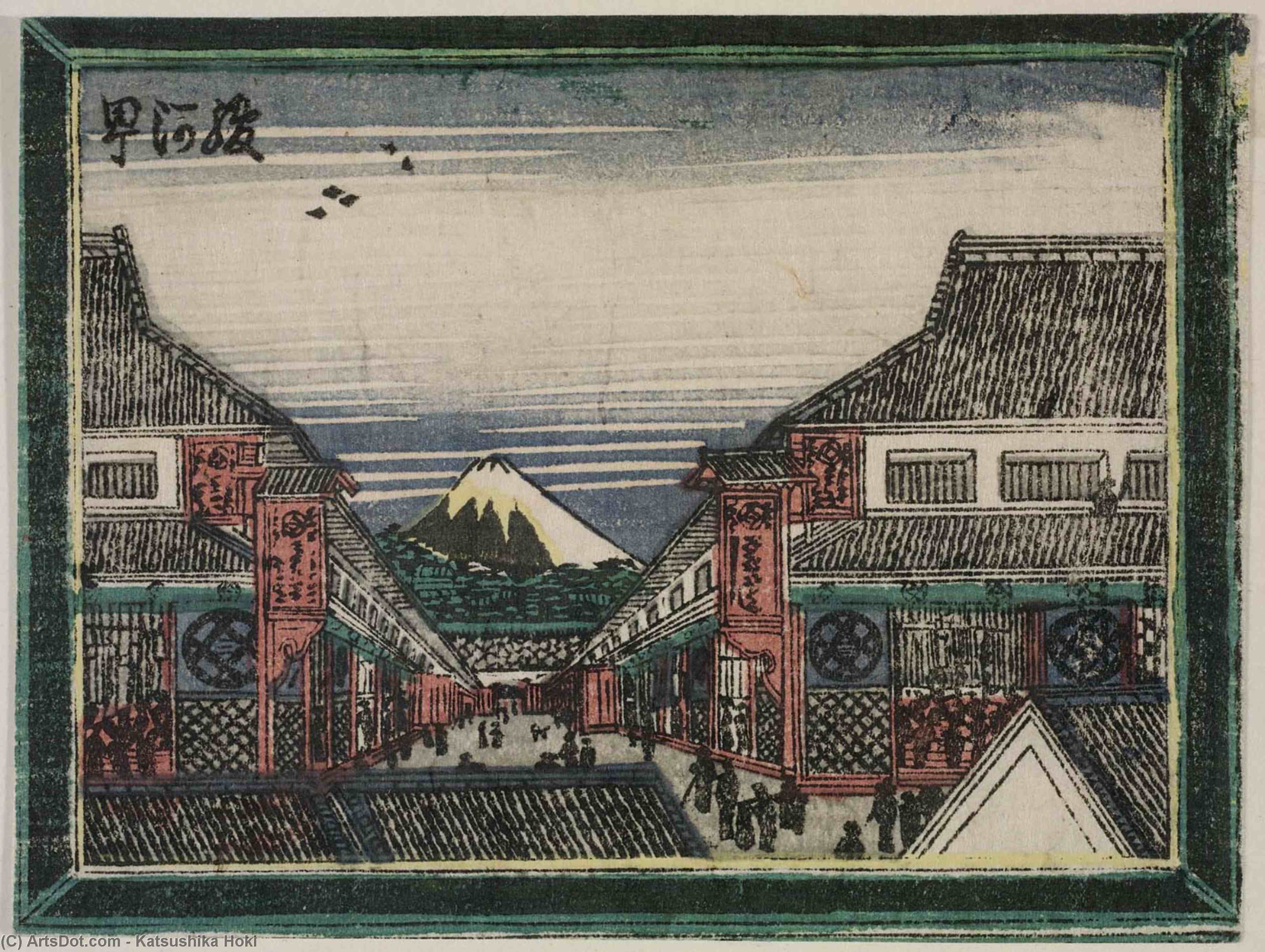 Hokusai - Suruga-chô