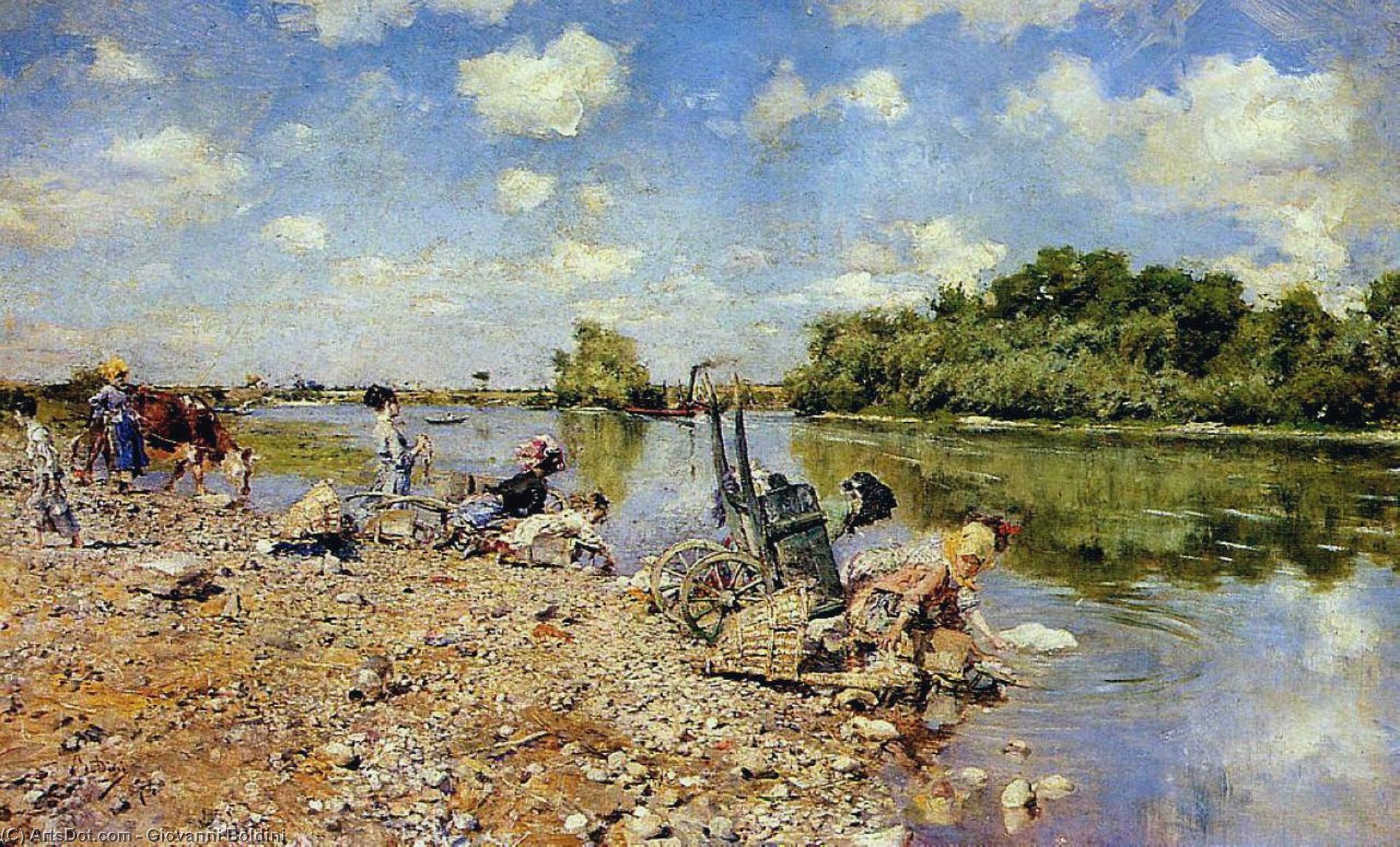 The Laundry — Giovanni Boldini