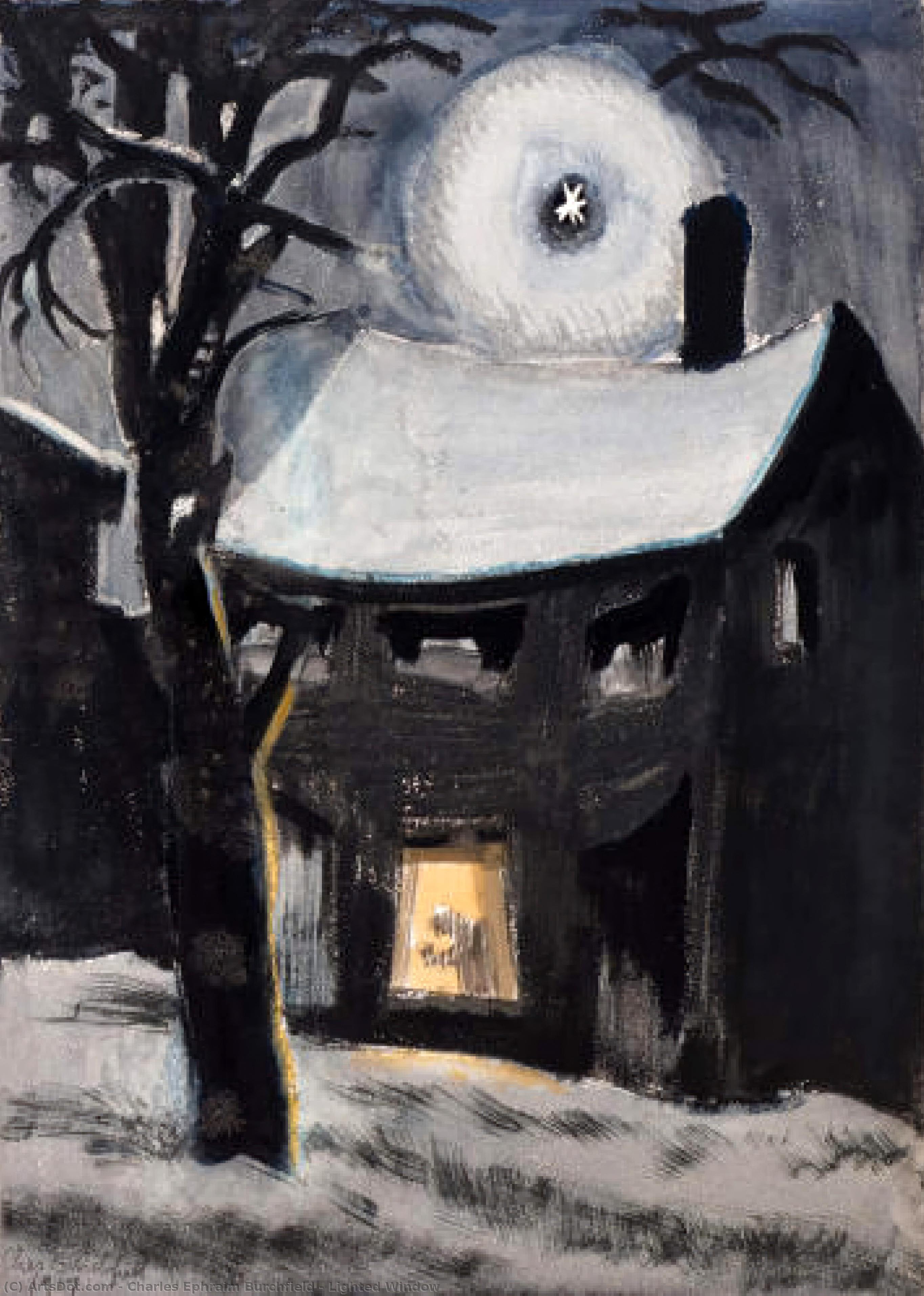 Burchfield - Lighted Window