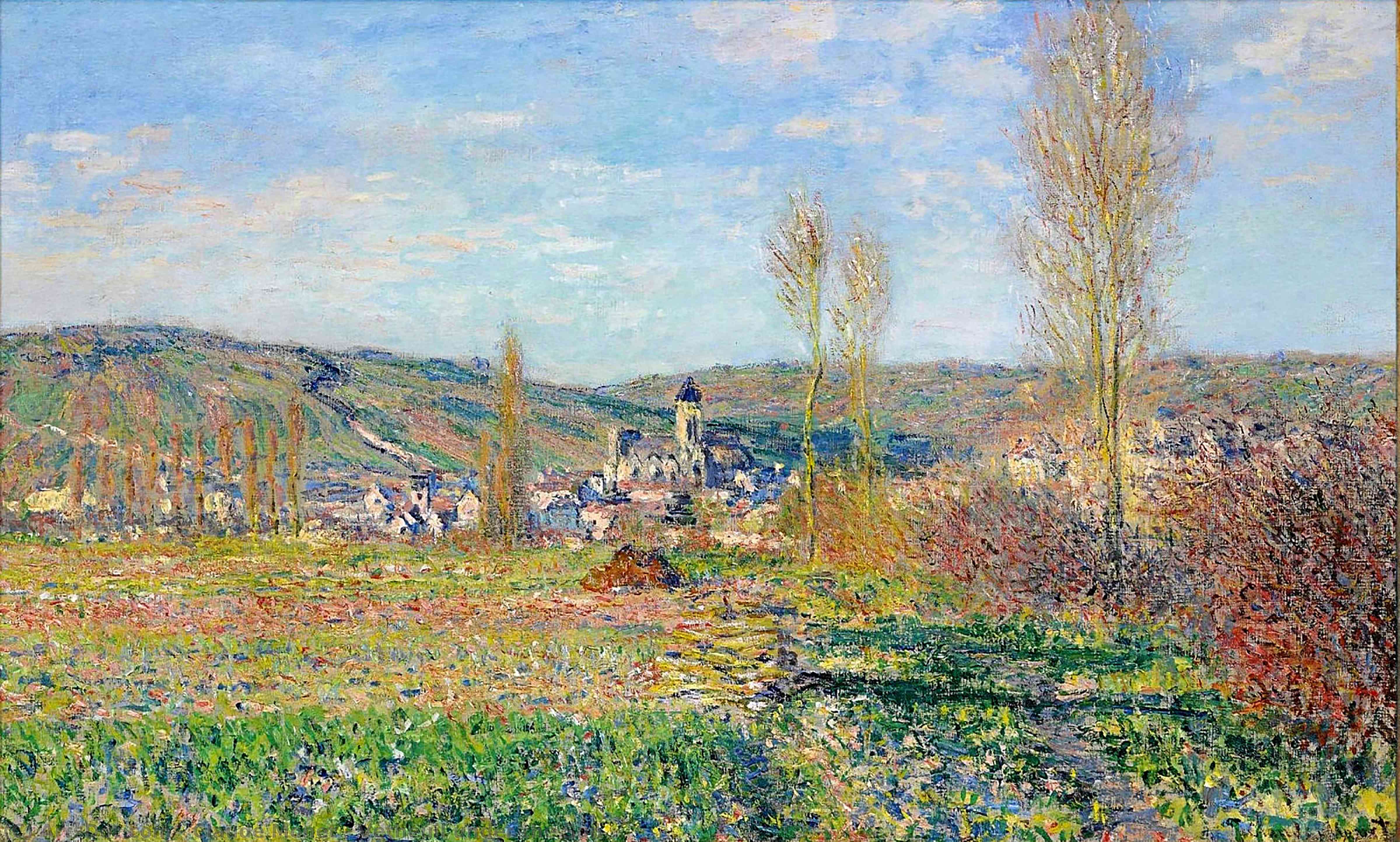Vétheuil Auringossa — Claude Monet