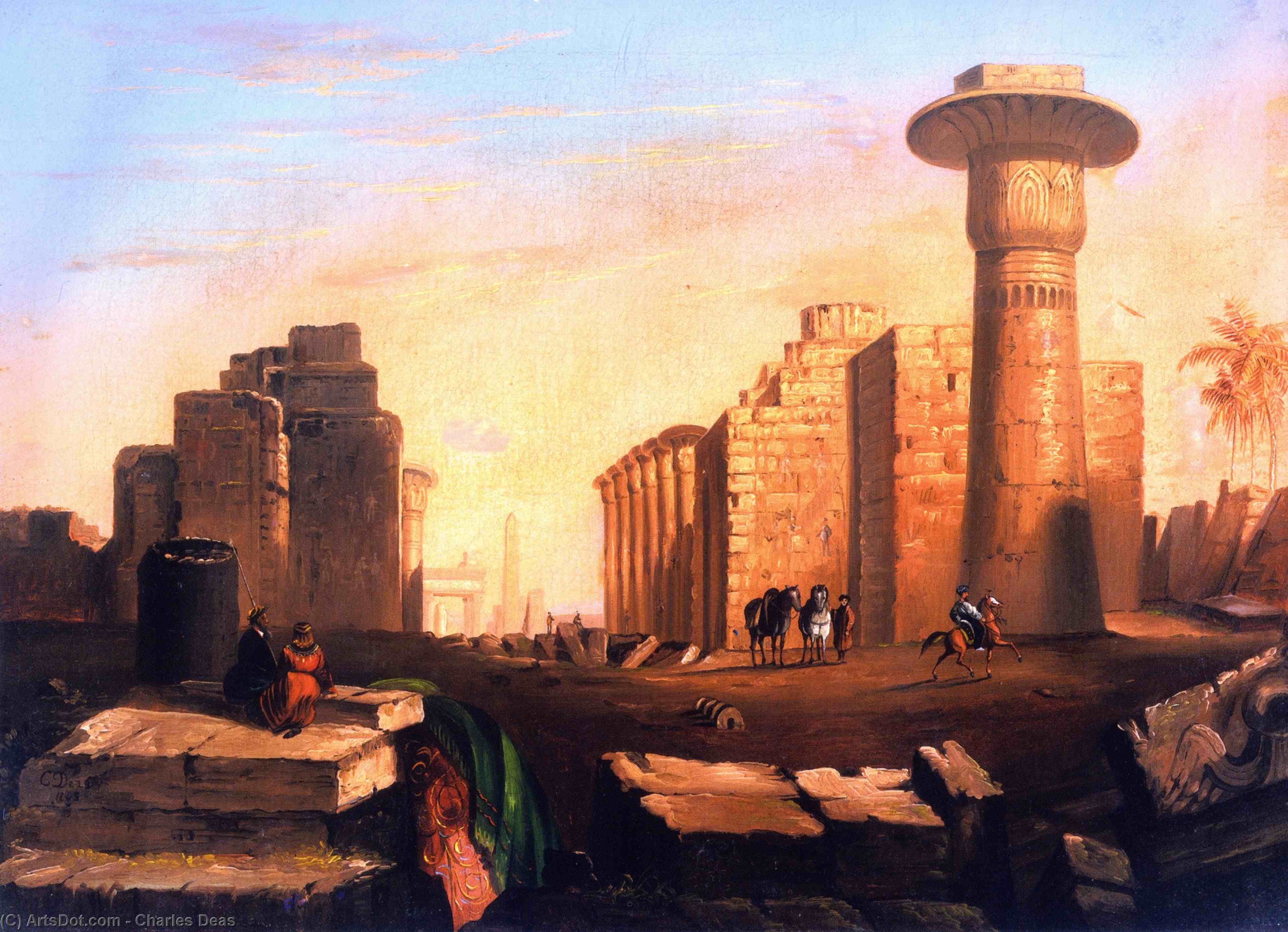 Temple Scene — Charles Deas