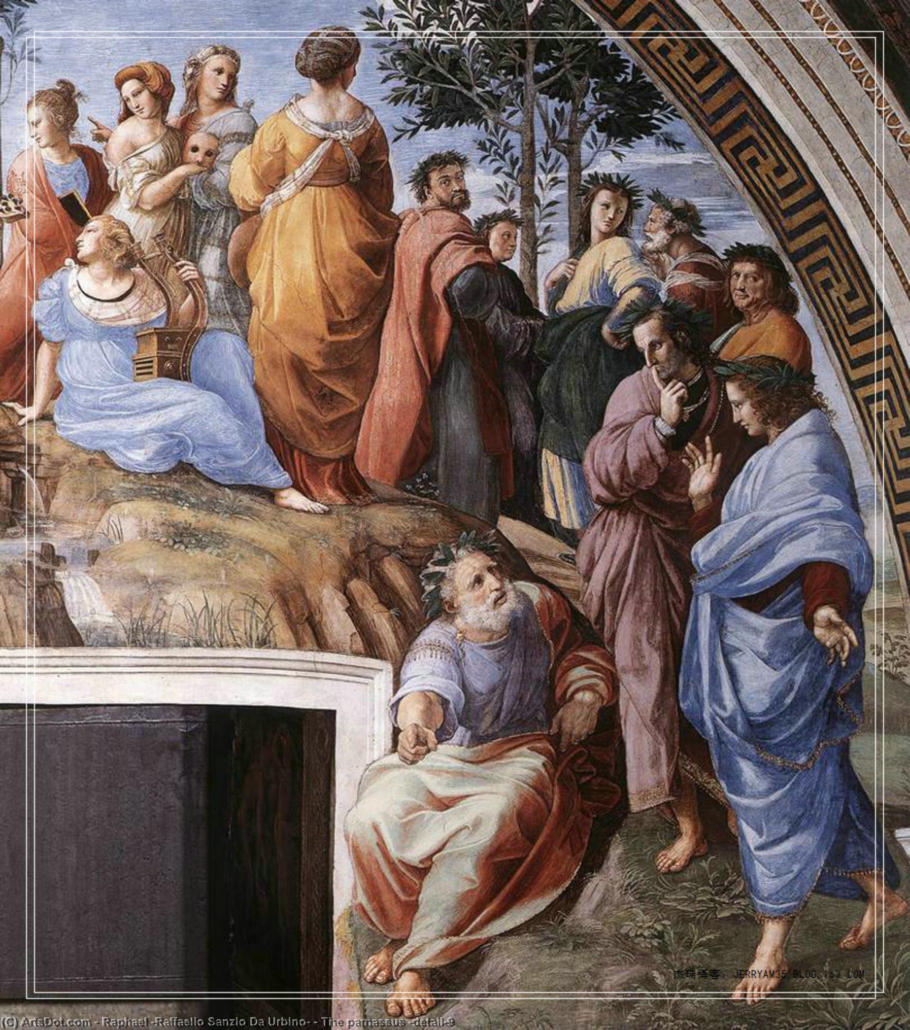 Il Parnaso (dettaglio) — Raffaello