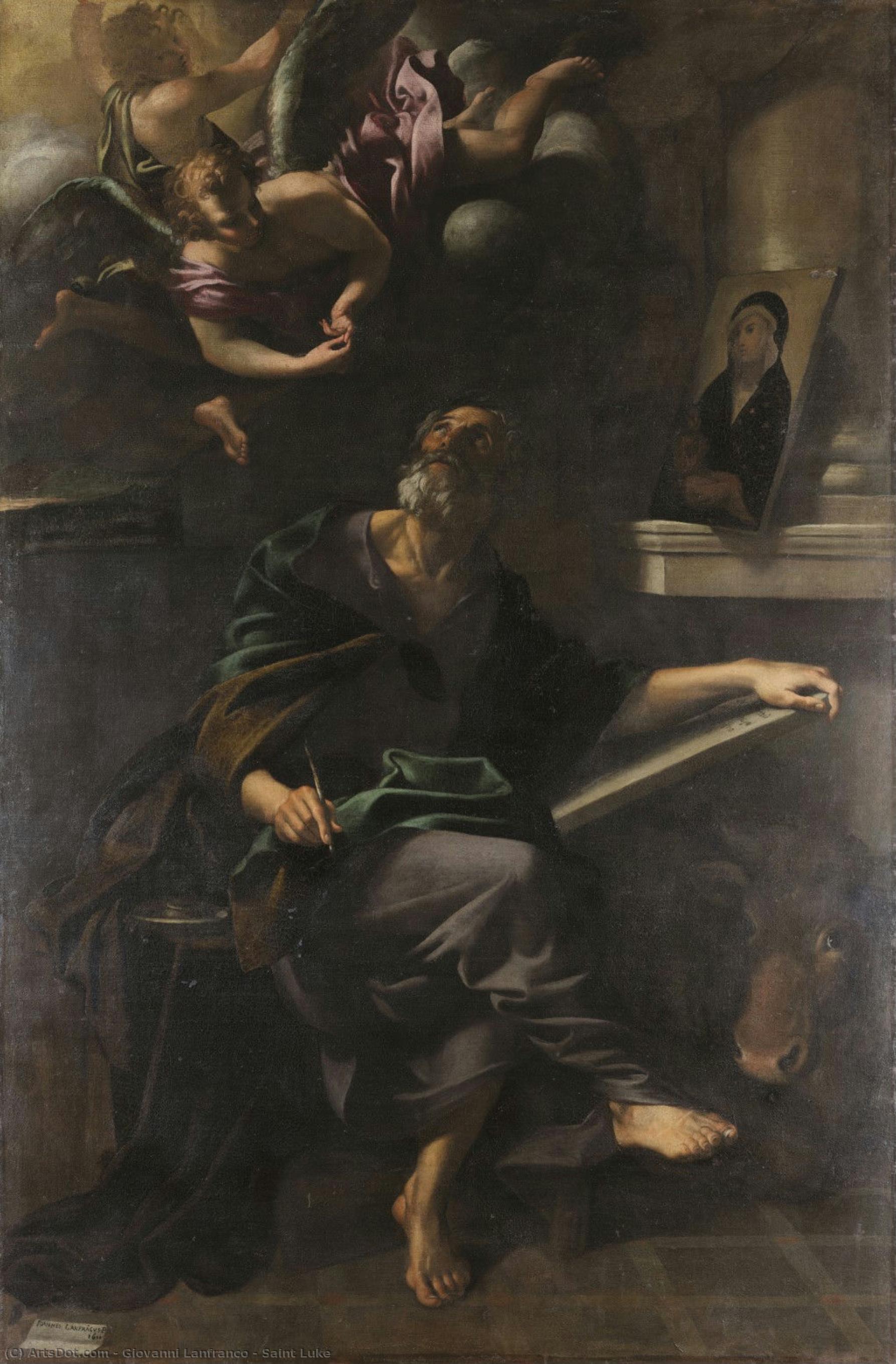 Saint Luke — Giovanni Lanfranco