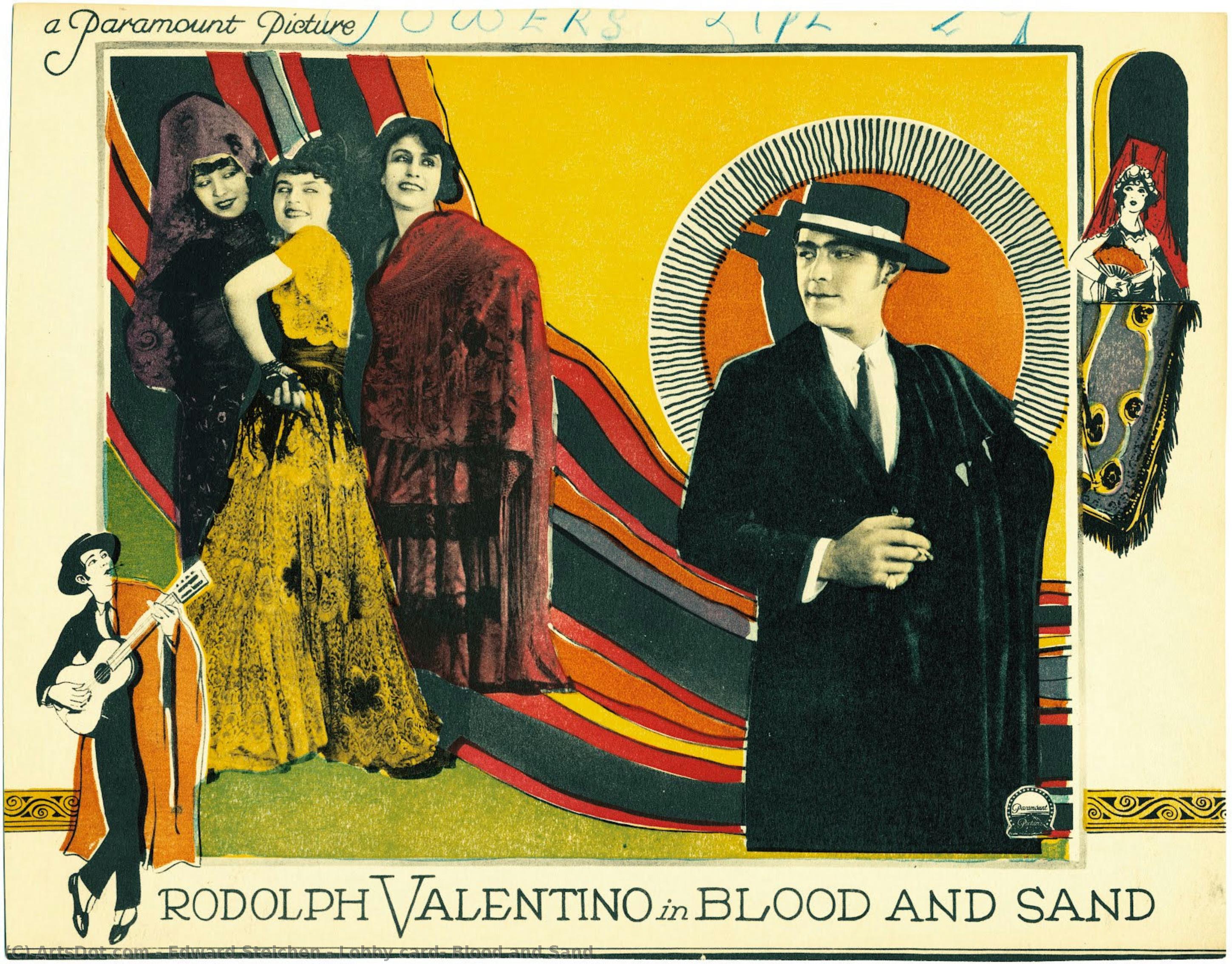 Edward Steichen - Locandina, Sangue e Sabbia