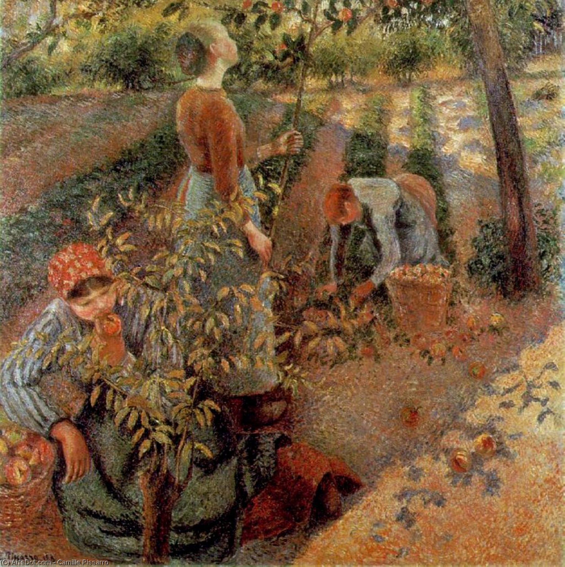 The Apple Pickers — كاميل بيسارو