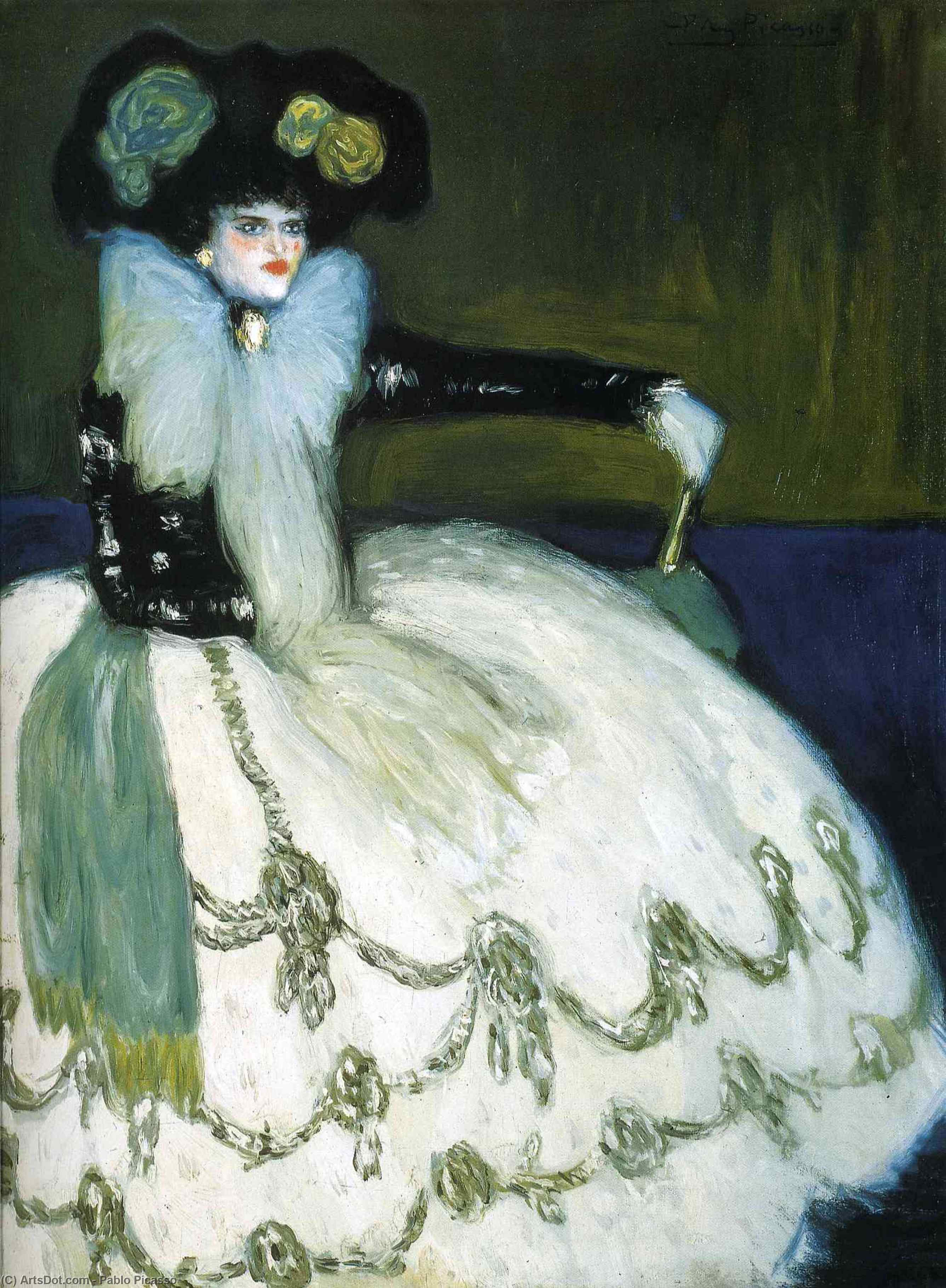 Pablo Picasso - Mujer en azul