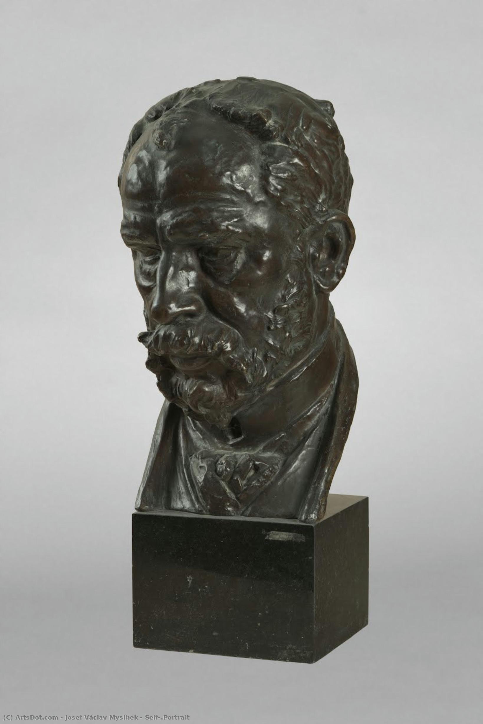 Self-.portrait — Josef Václav Myslbek