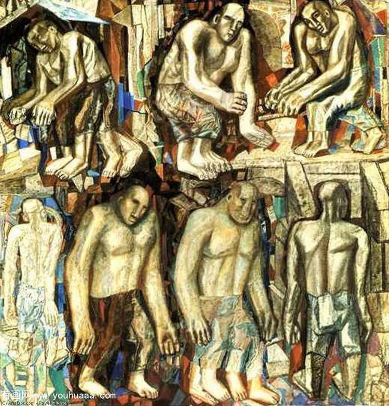 Pavel Filonov - The Workers