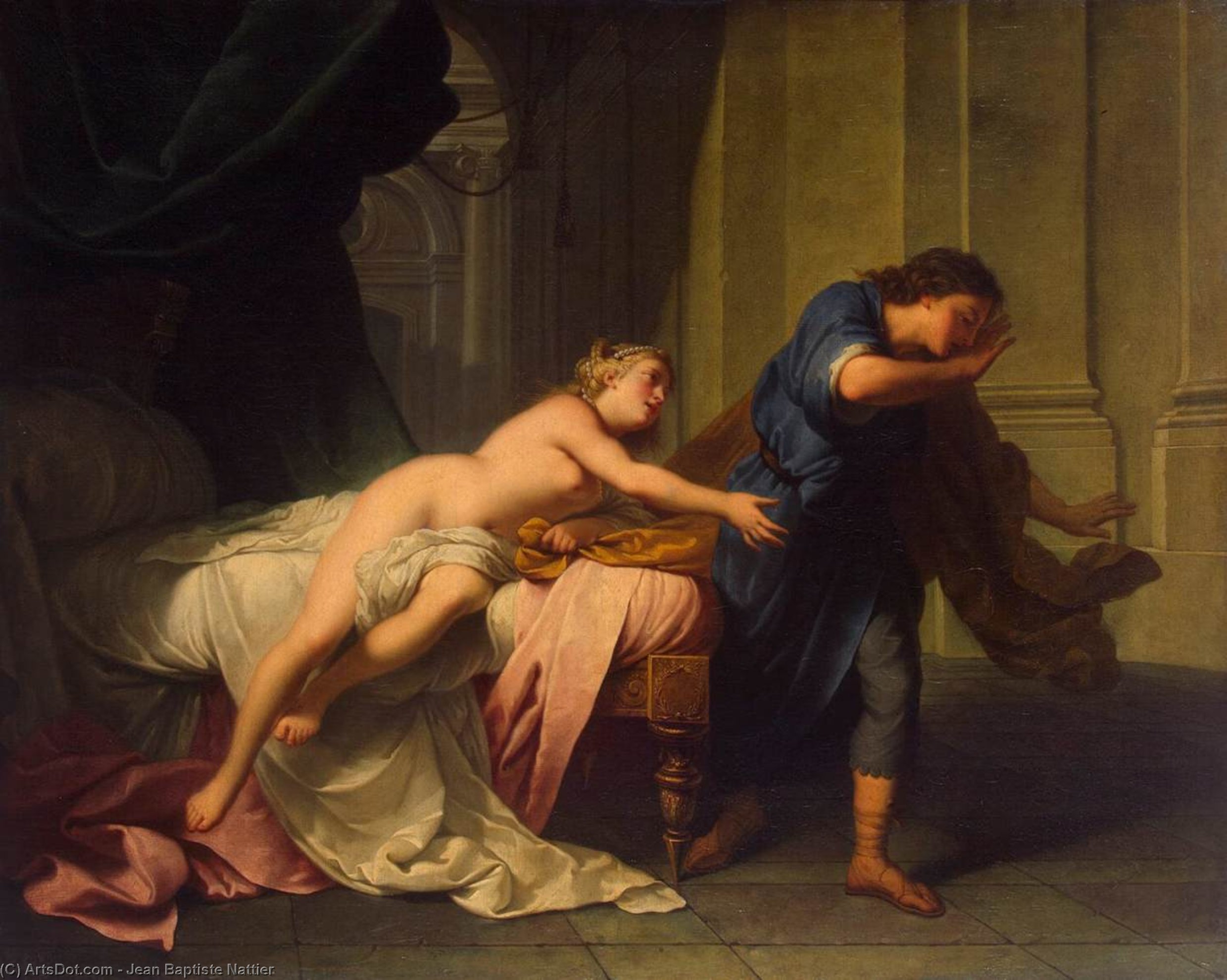Joseph And Potiphar's Wife — Jean Baptiste Nattier