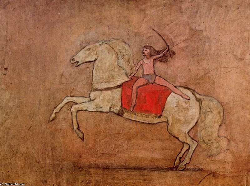 Amazon On Horse — Pablo Picasso