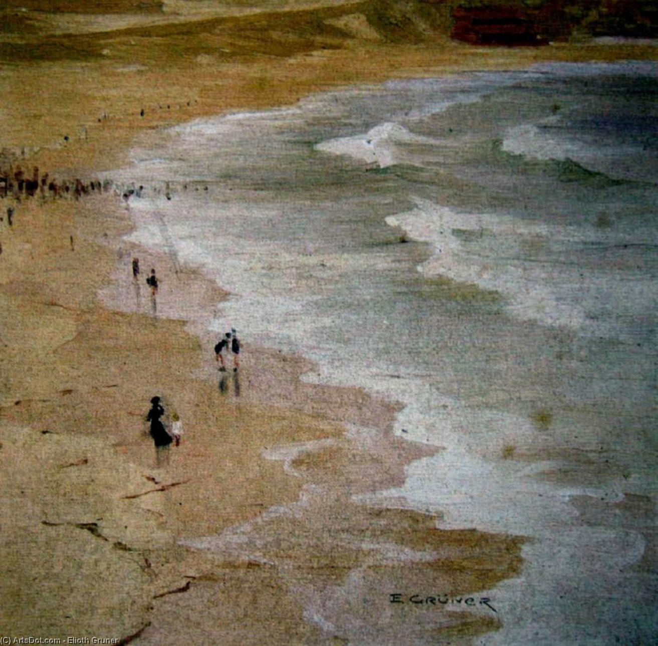 Elioth Gruner - The Beach