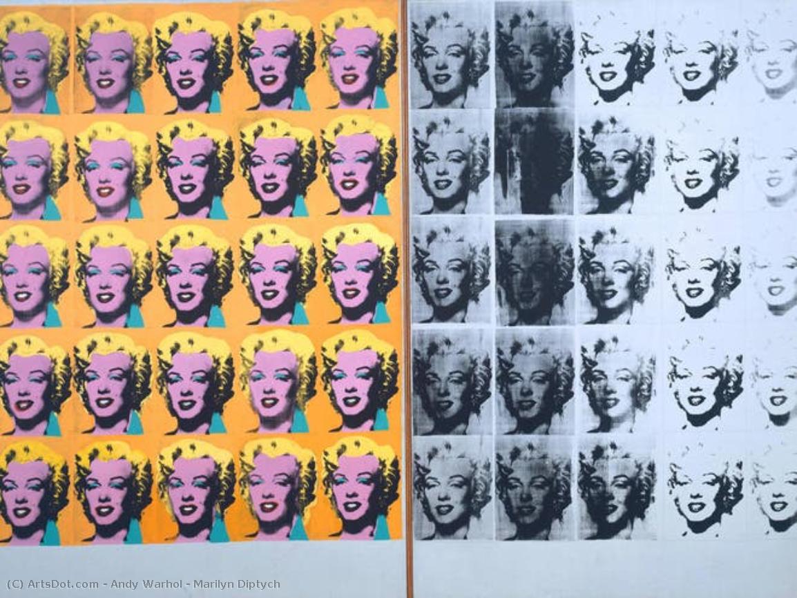 Andy Warhol - Diptych de Marilyn