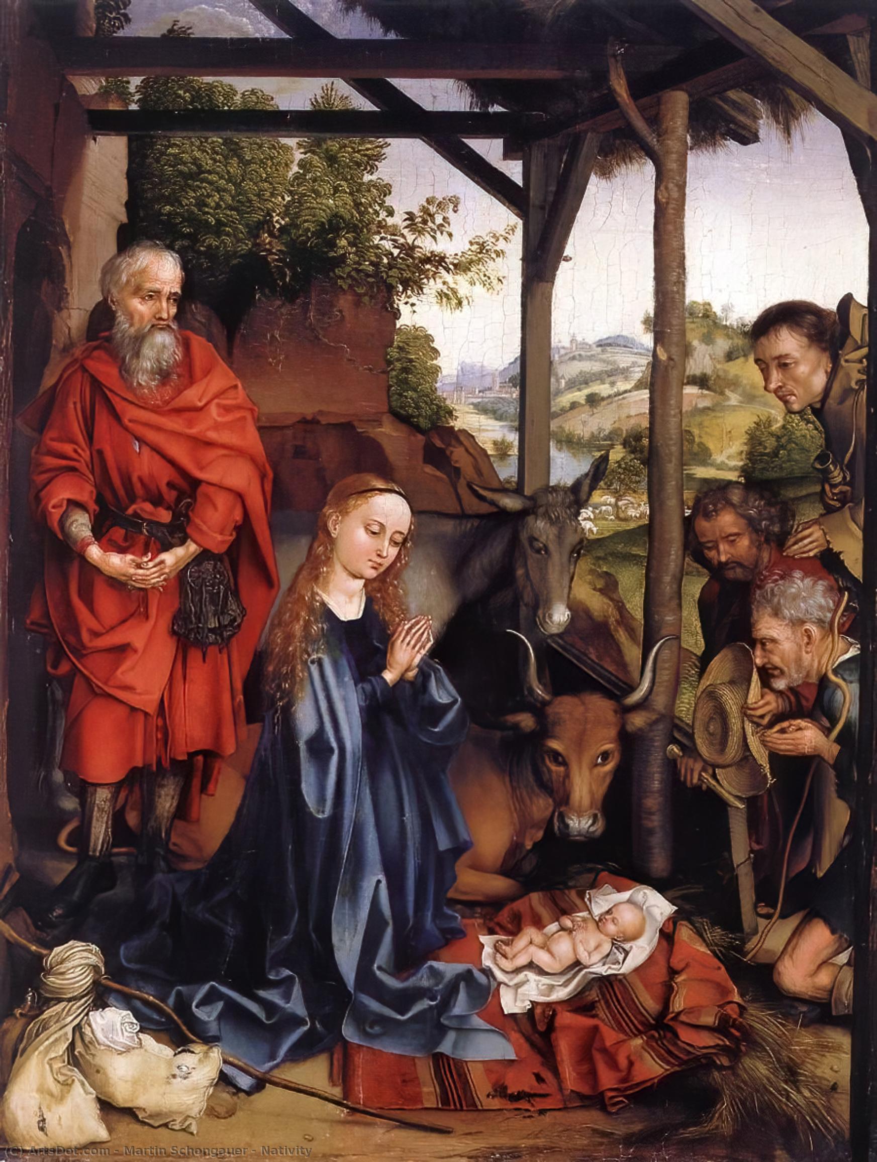 Nativity — Martin Schongauer