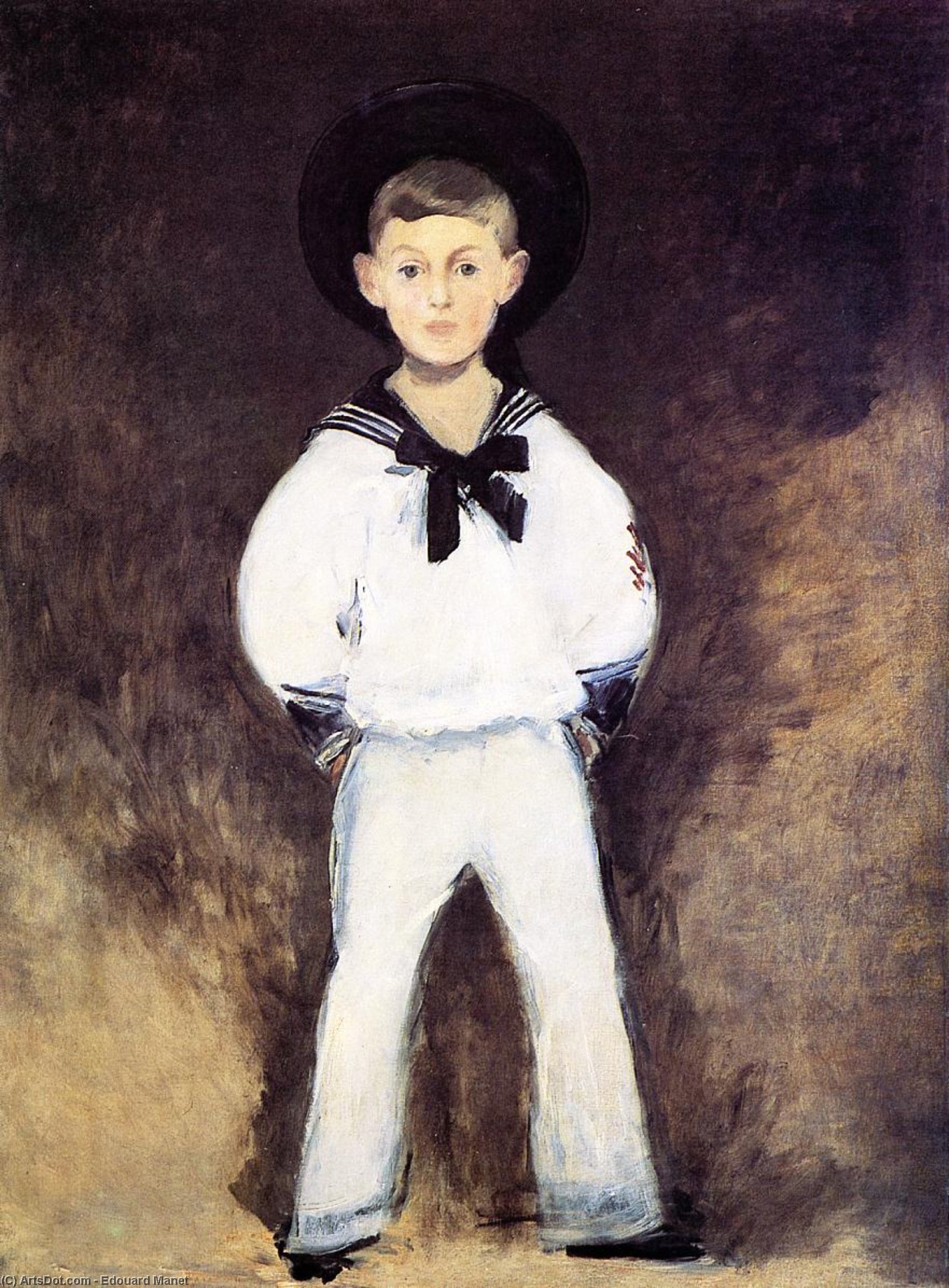 Édouard Manet - Portrait von Henry Bernstein als ein Kind