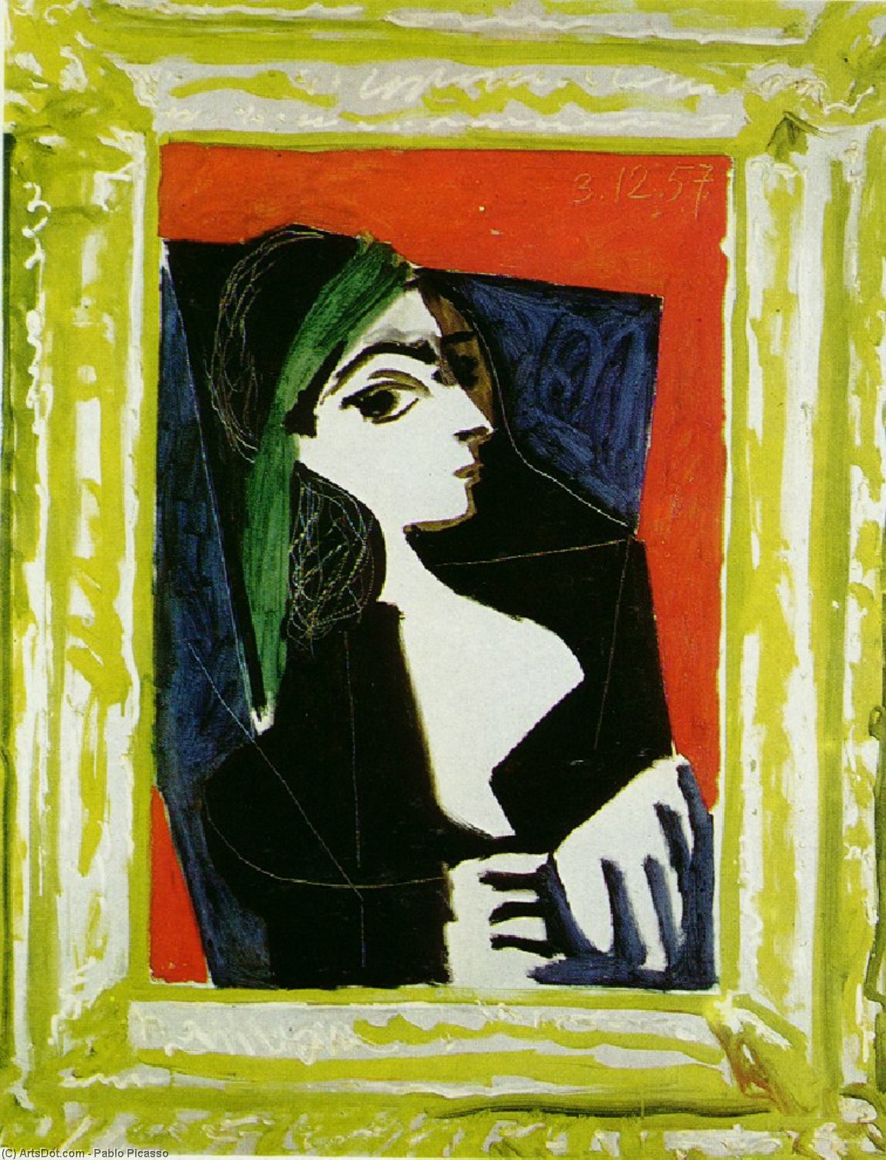 Pablo Picasso - Jacqueline portree