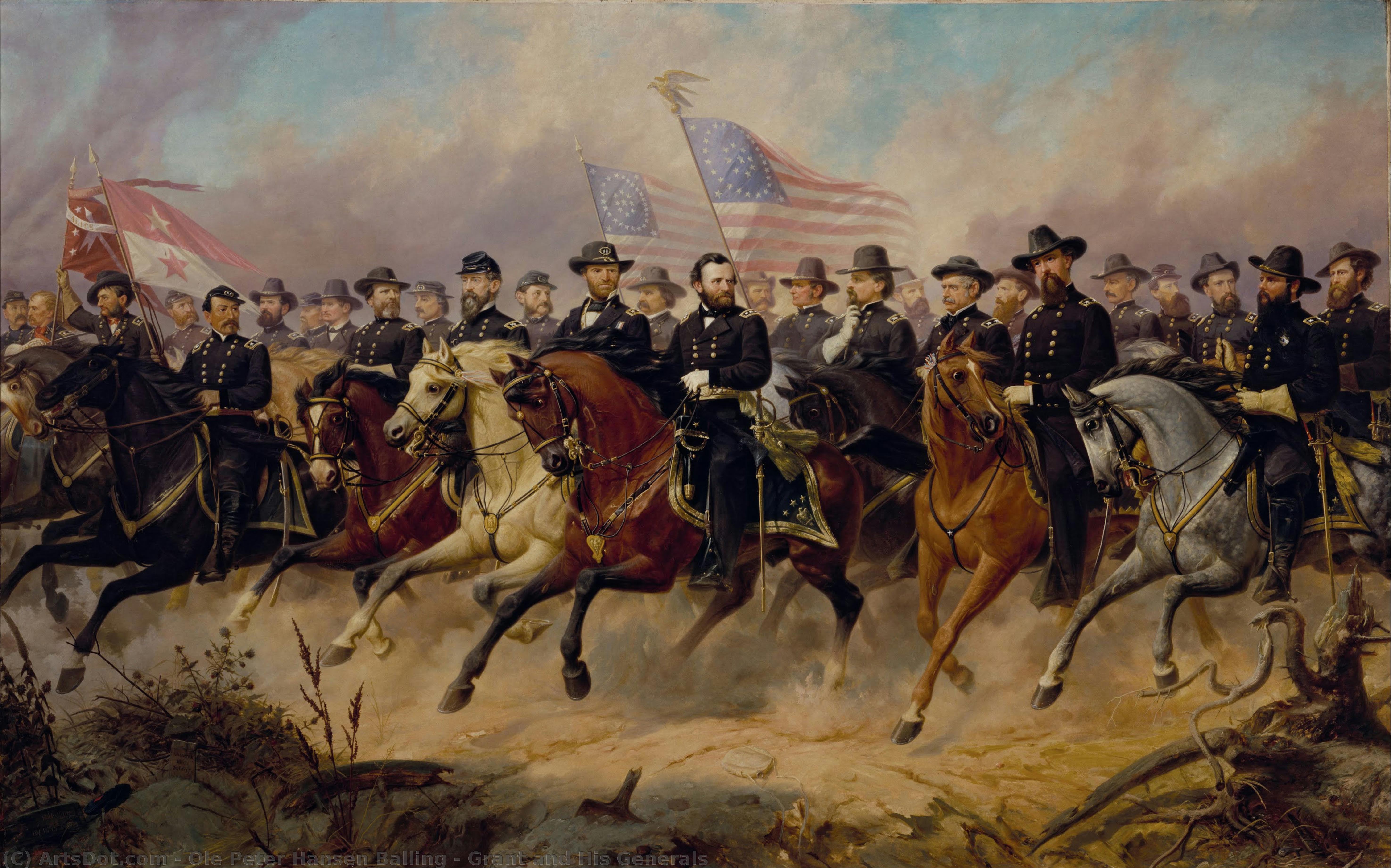 Grant And His Generals — Ole Peter Hansen Balling