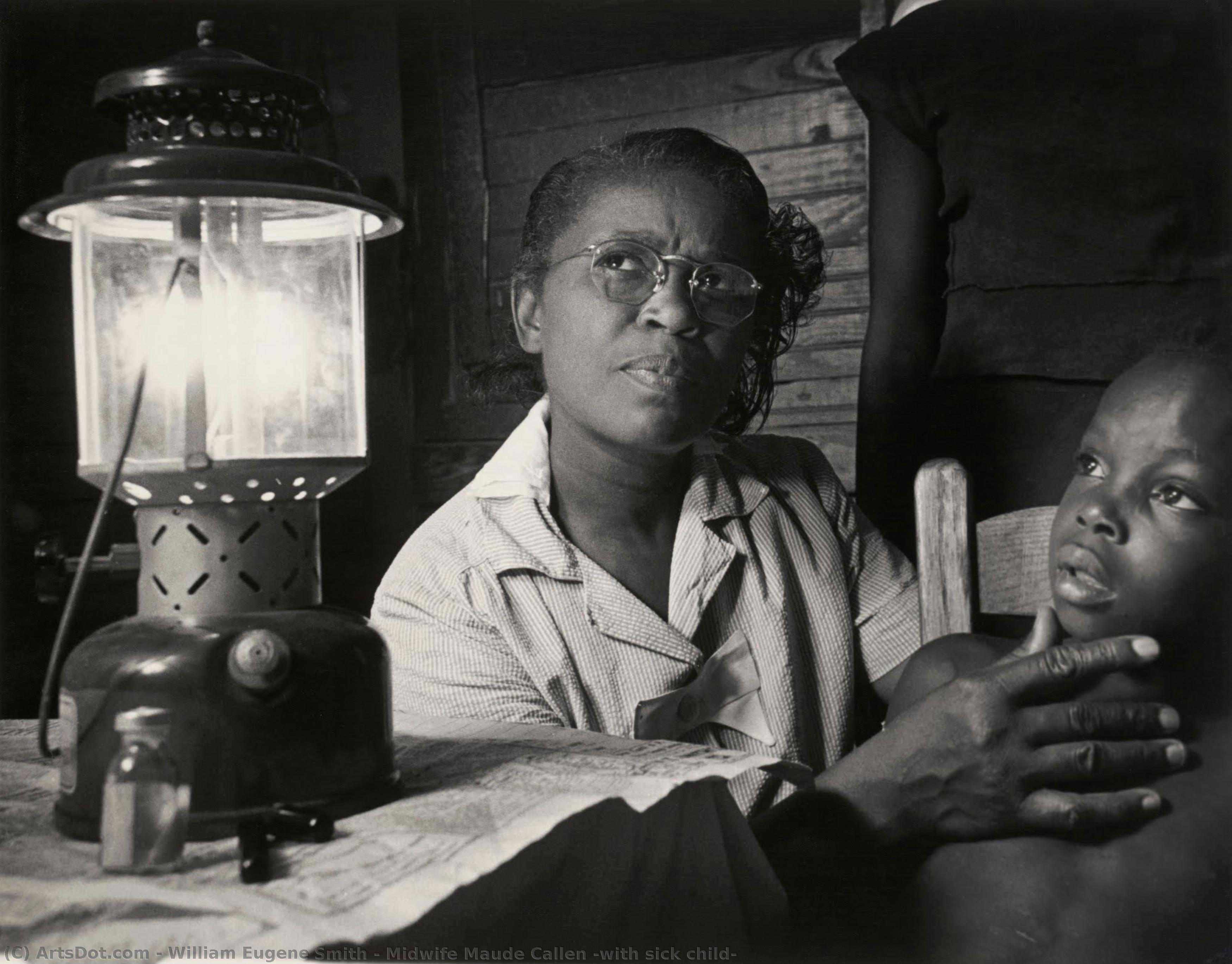 Midwife Maude Callen (with Sick Child) — William Eugene Smith
