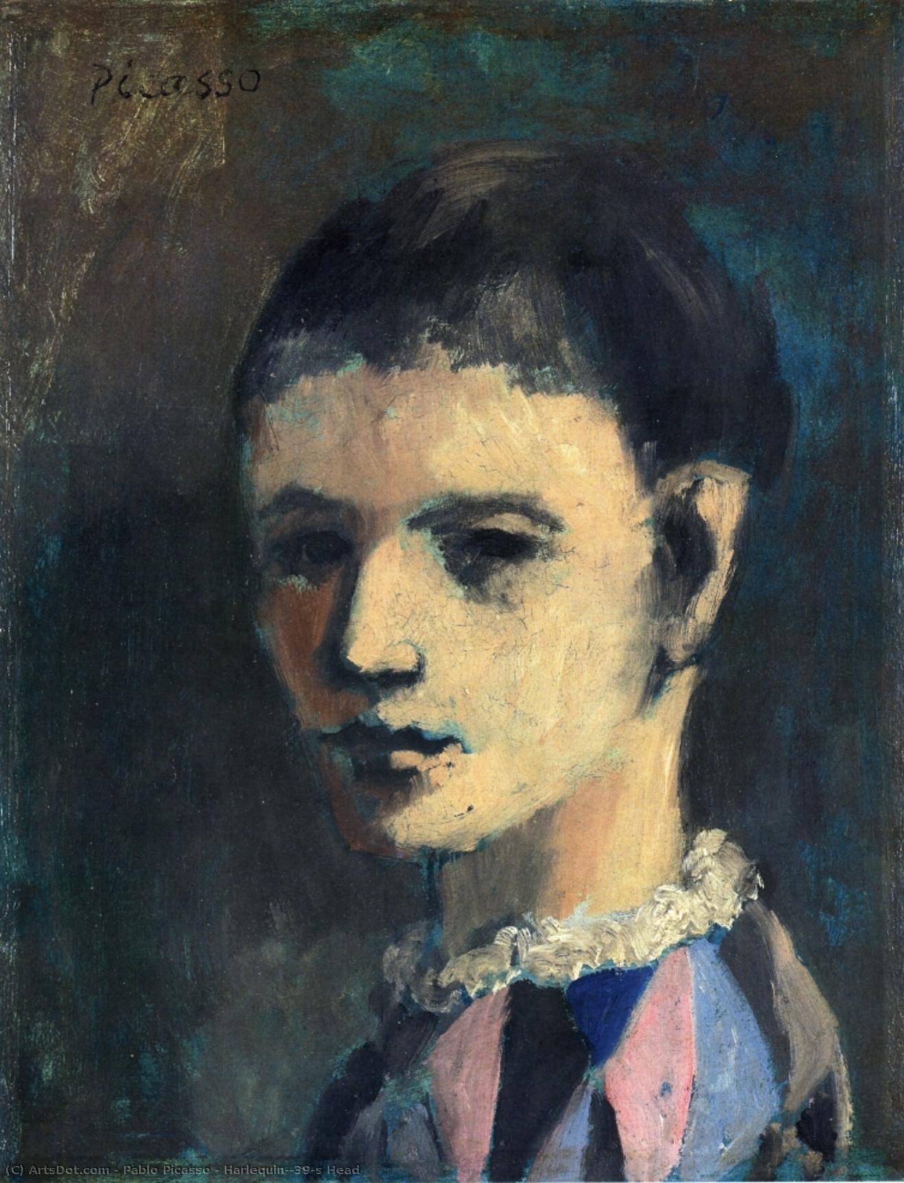 Harlequin's Head — Пабло Пікассо