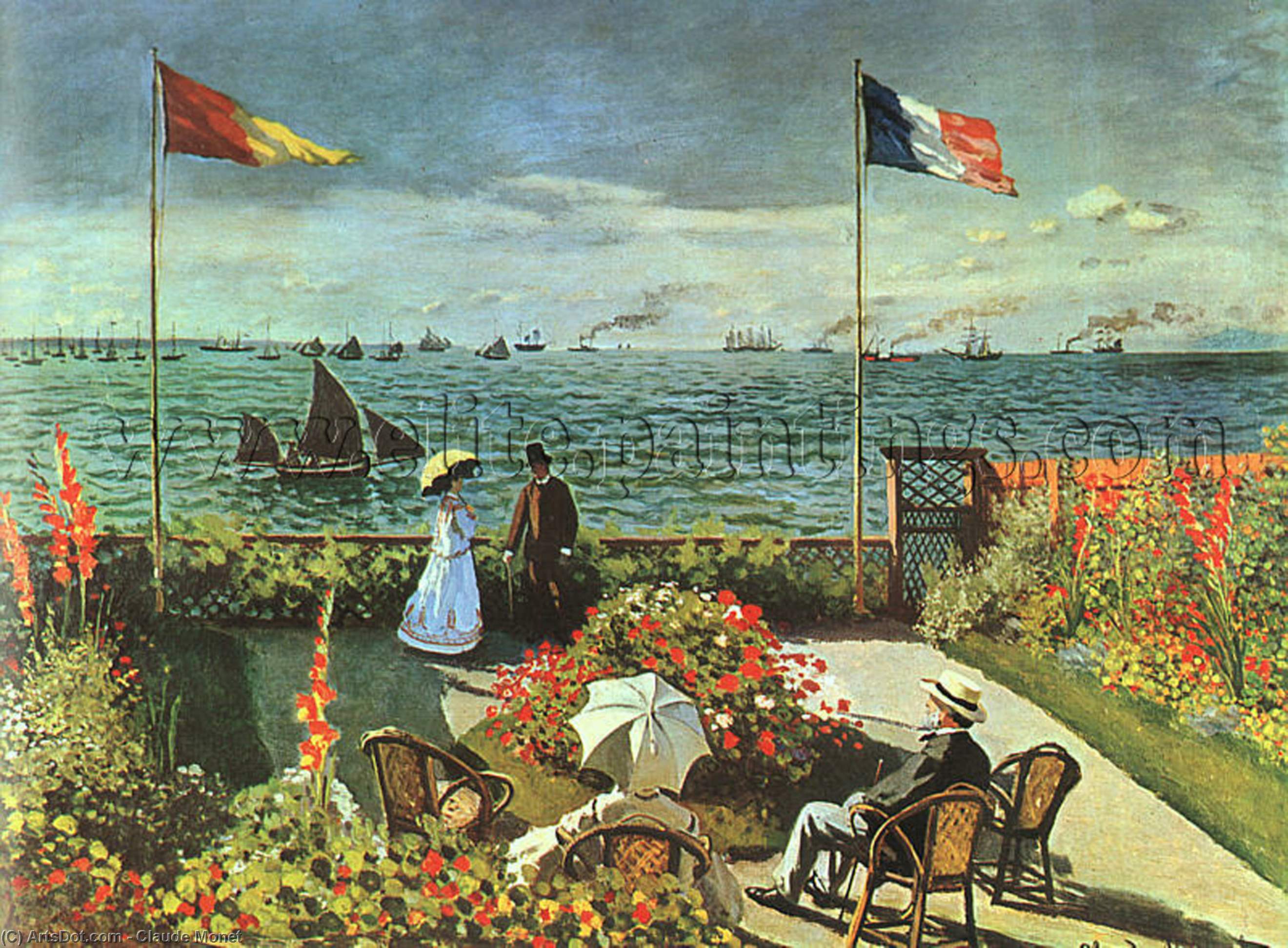 Terrazza A Saint Adresse — Claude Monet